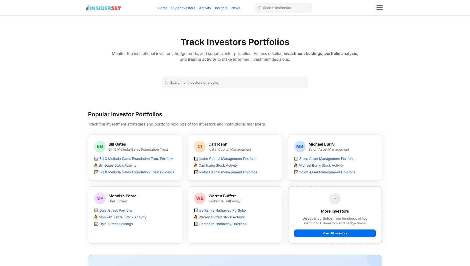 Insiderset Insiderset Interface & Screenshots Insiderset Insiderset Interface & Screenshots
