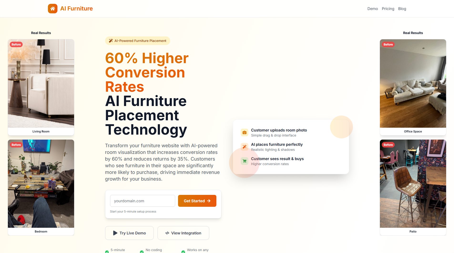 AI Furniture Visualization AI Furniture Visualization Interface & Screenshots AI Furniture Visualization AI Furniture Visualization Interface & Screenshots