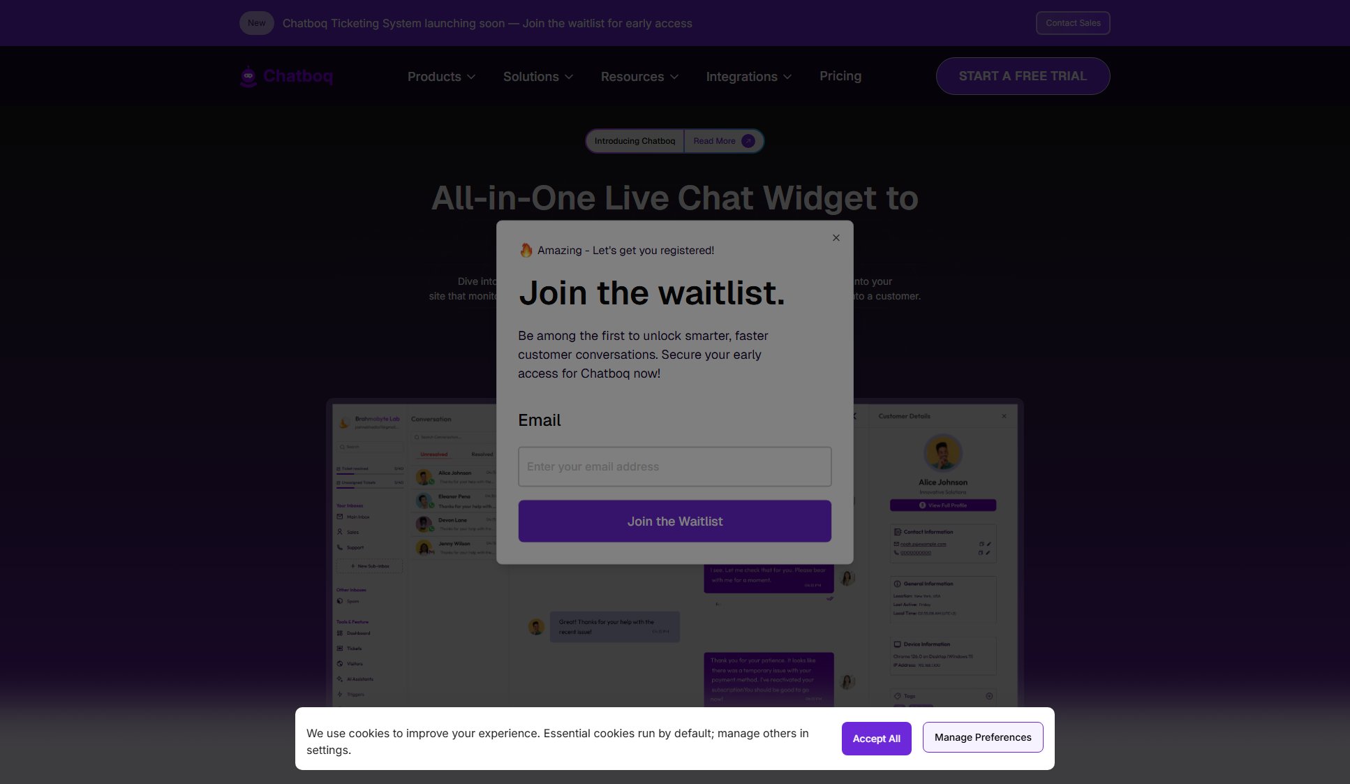Chatboq Chatboq Interface & Screenshots Chatboq Chatboq Interface & Screenshots