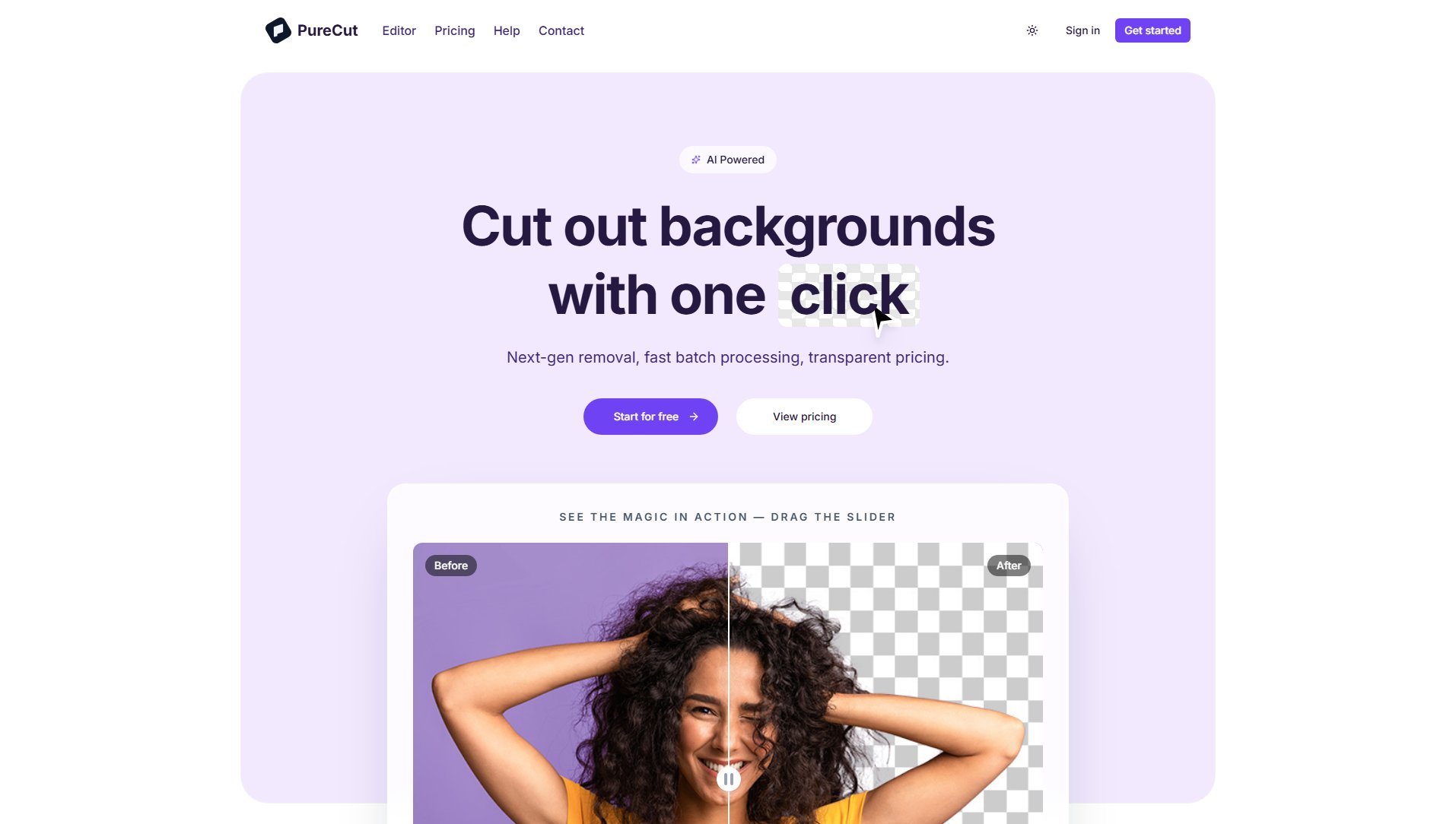PureCut PureCut Interface & Screenshots PureCut PureCut Interface & Screenshots