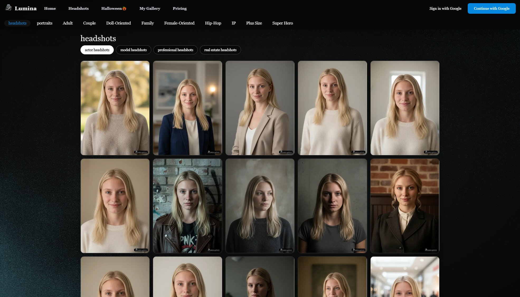 Lumina Gallery Lumina Gallery Interface & Screenshots Lumina Gallery Lumina Gallery Interface & Screenshots