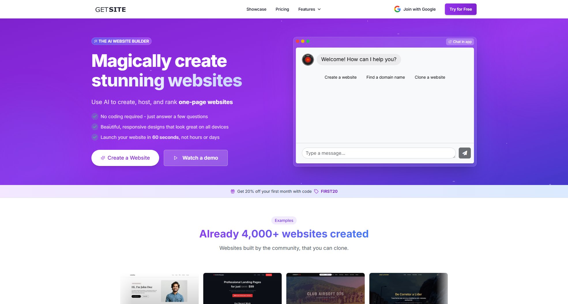 GetSite GetSite Interface & Screenshots GetSite GetSite Interface & Screenshots