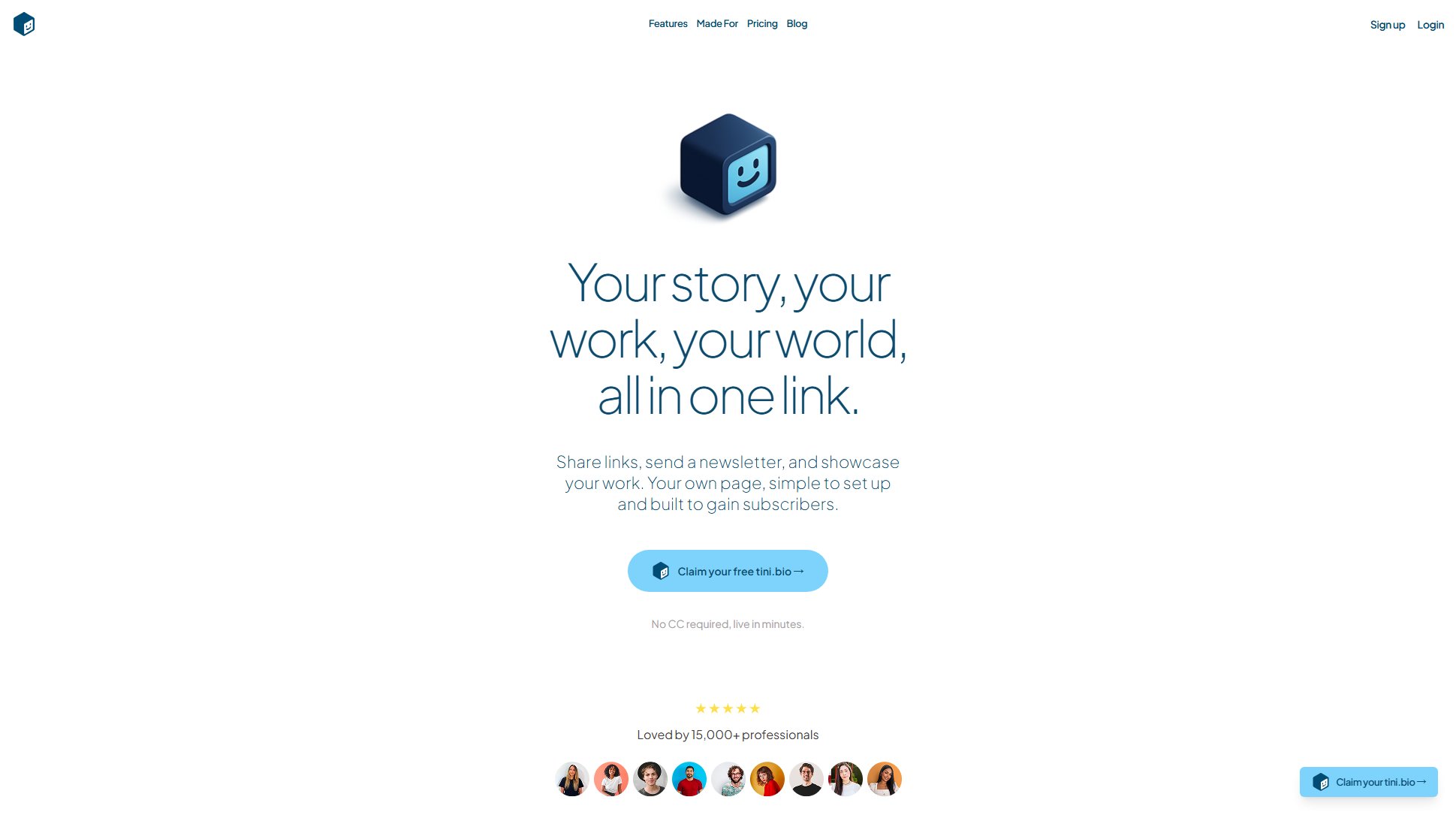 tini.bio tini.bio Interface & Screenshots tini.bio tini.bio Interface & Screenshots