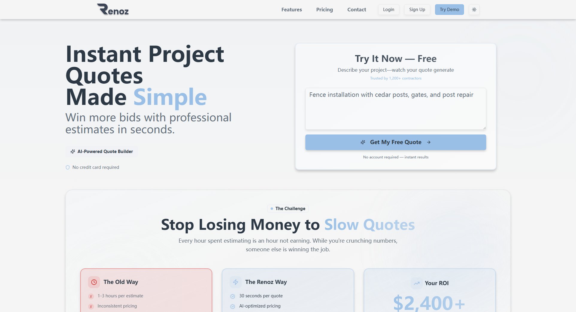 Renoz Renoz Interface & Screenshots Renoz Renoz Interface & Screenshots