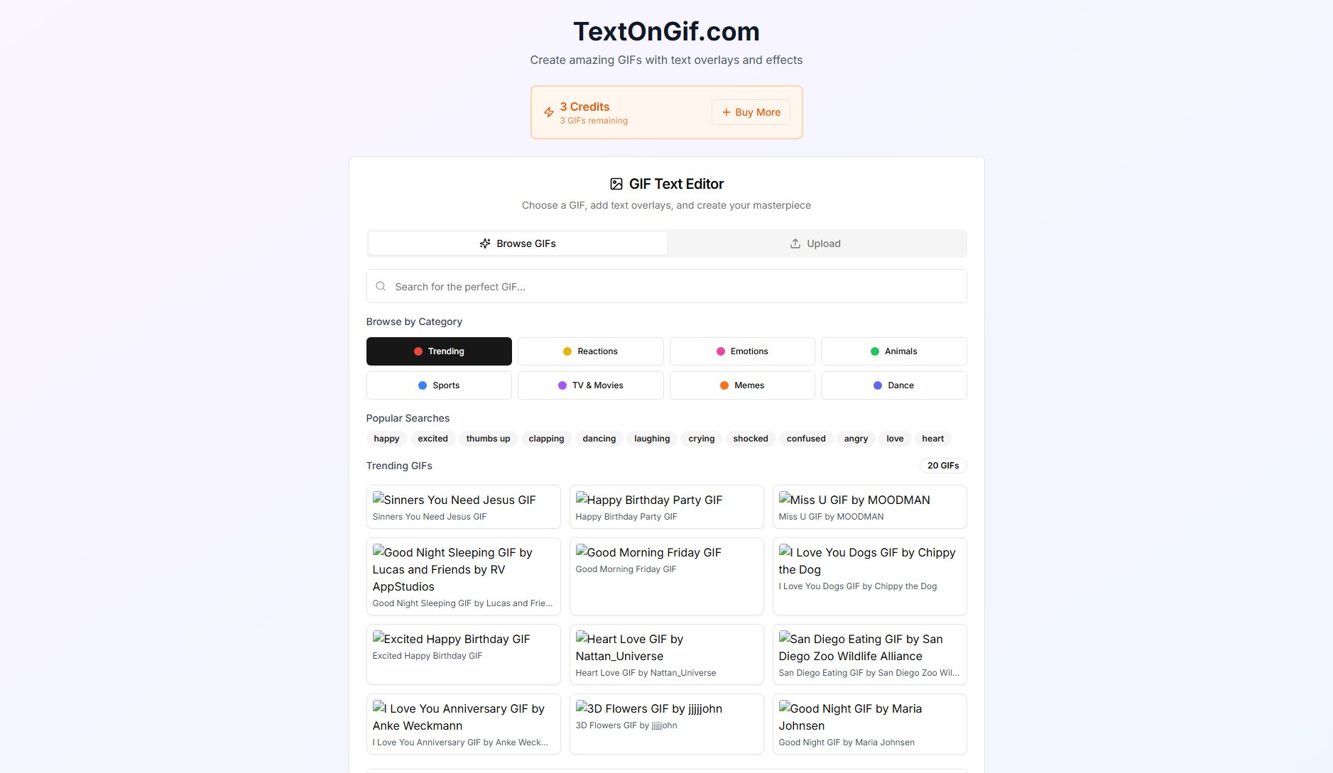 TextOnGif.com TextOnGif.com Interface & Screenshots TextOnGif.com TextOnGif.com Interface & Screenshots