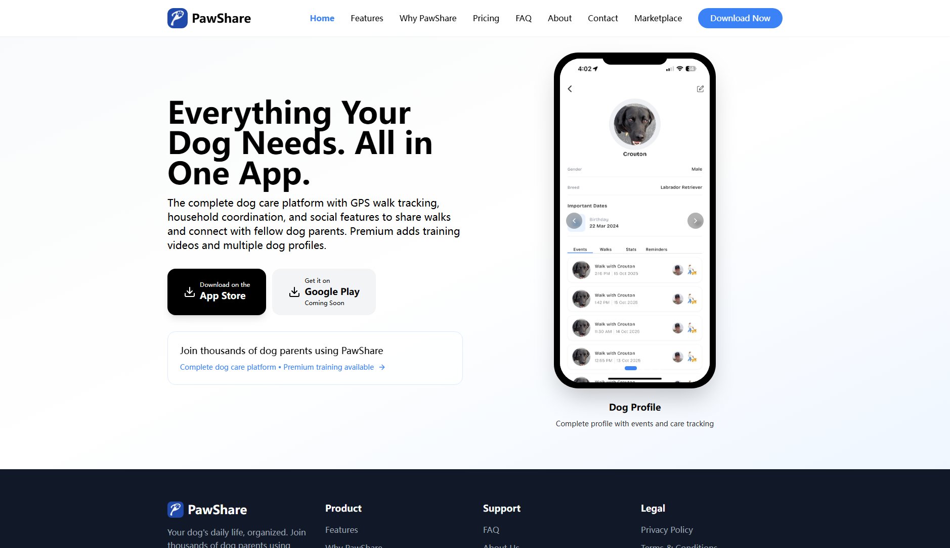 PawShare PawShare Interface & Screenshots PawShare PawShare Interface & Screenshots