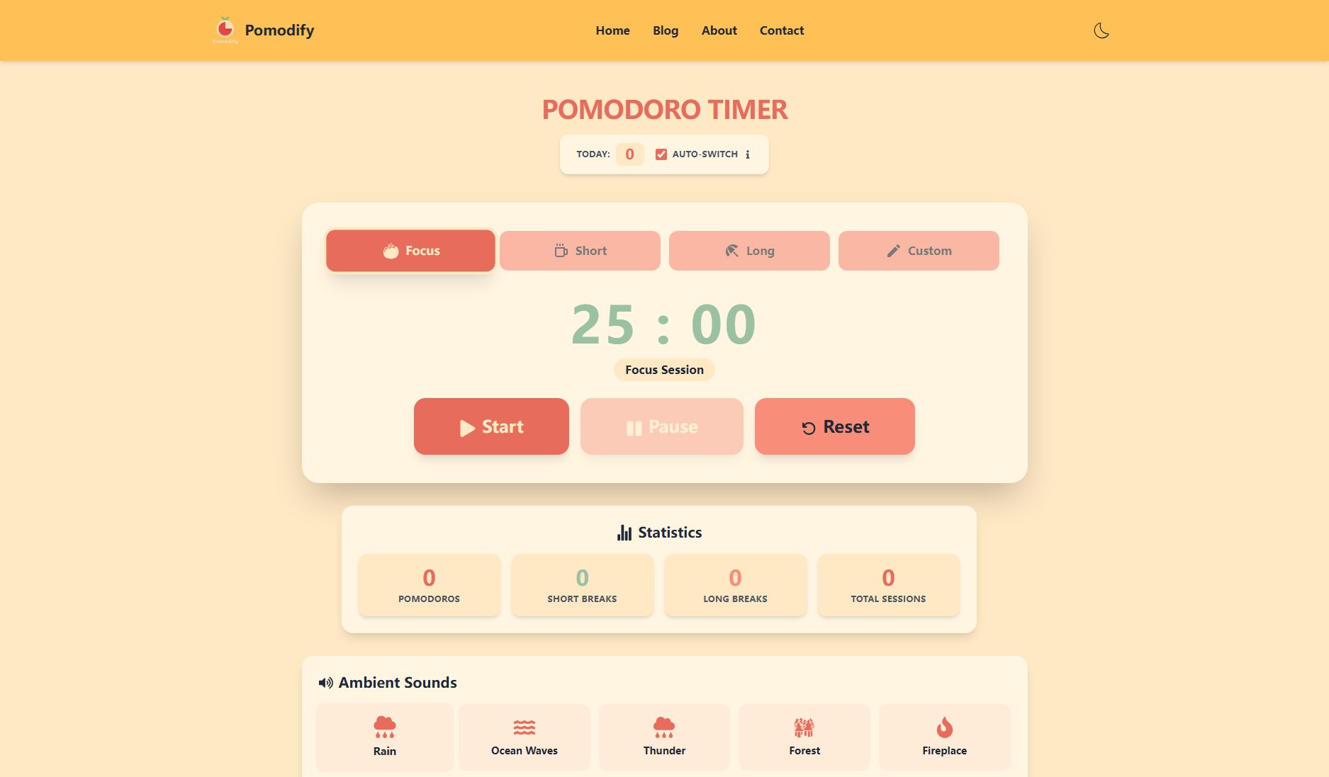 Pomodify Pomodify Interface & Screenshots Pomodify Pomodify Interface & Screenshots