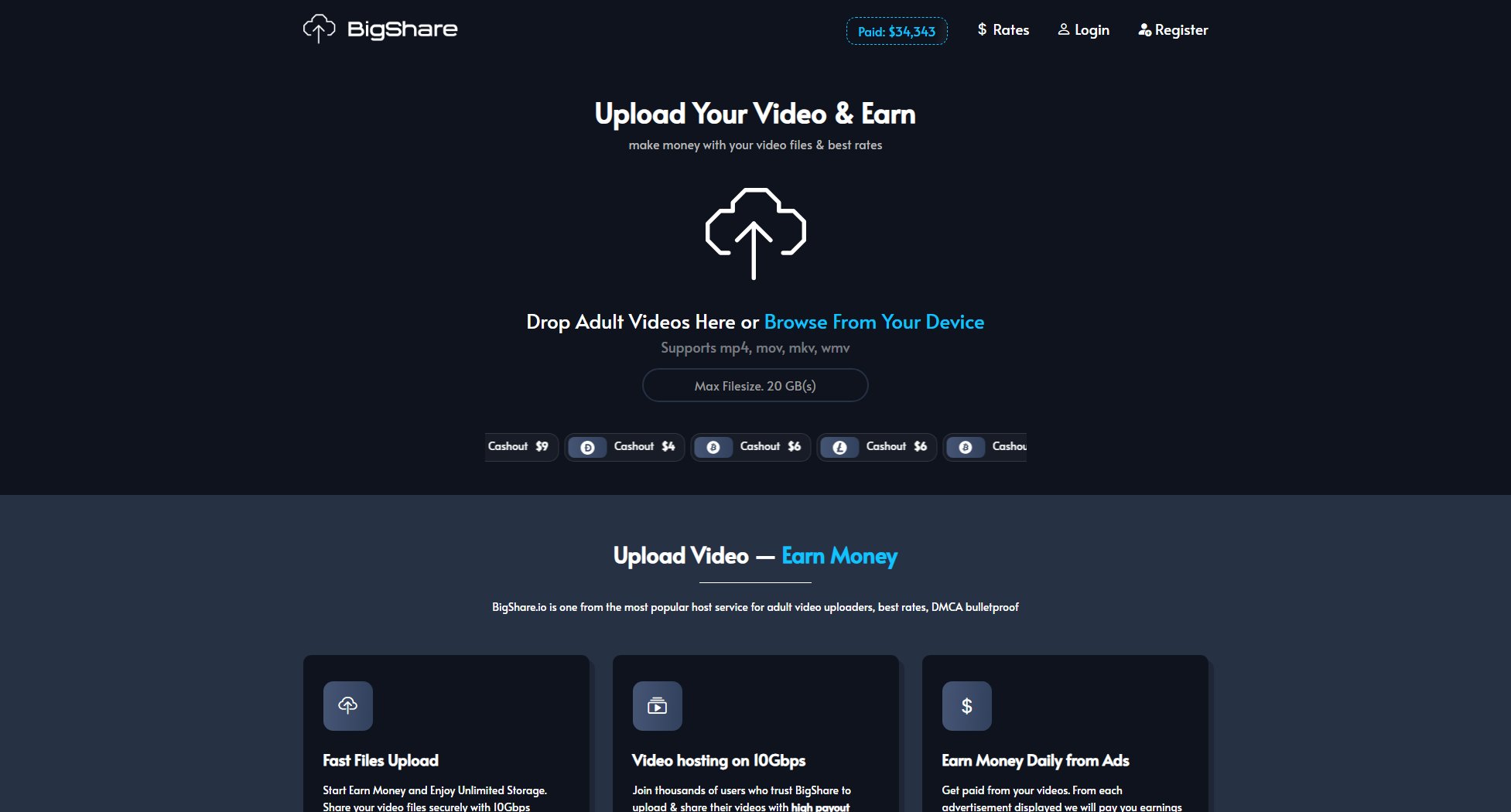 BigShare.io BigShare.io Interface & Screenshots BigShare.io BigShare.io Interface & Screenshots