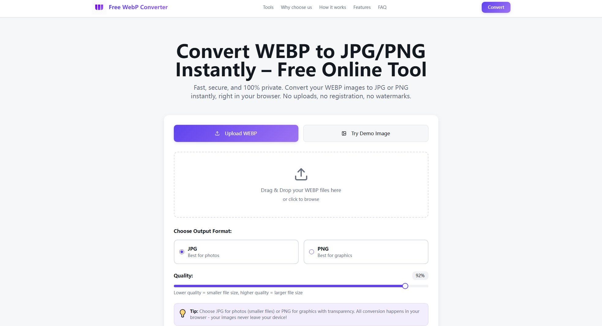 TheWebPConverter TheWebPConverter Interface & Screenshots TheWebPConverter TheWebPConverter Interface & Screenshots