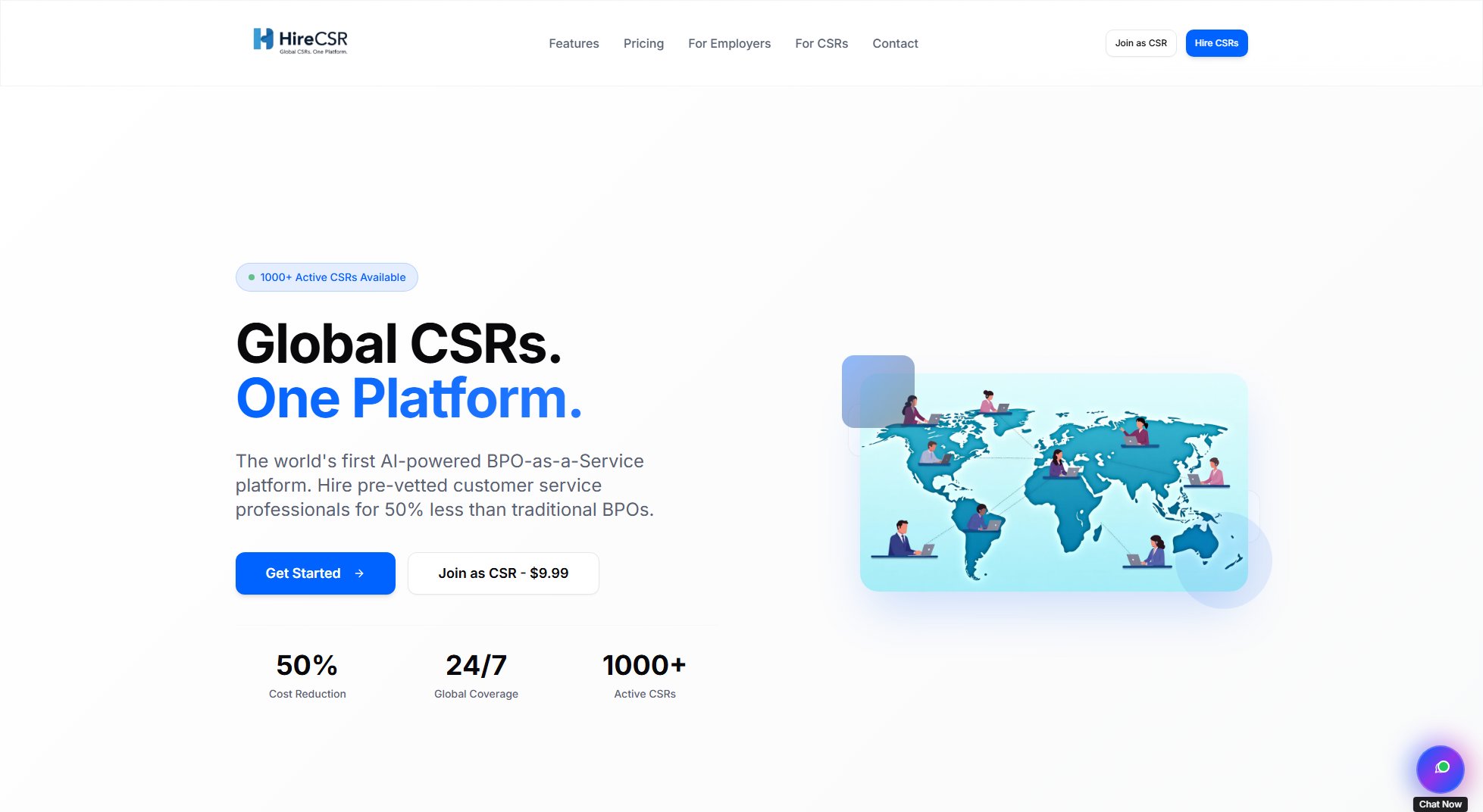 HireCSR HireCSR Interface & Screenshots HireCSR HireCSR Interface & Screenshots