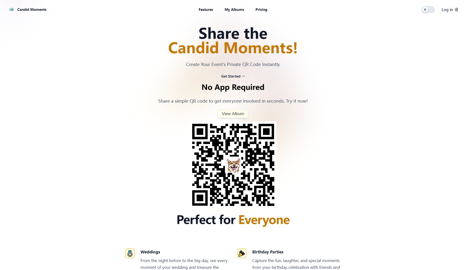 Candid Moments Candid Moments Interface & Screenshots Candid Moments Candid Moments Interface & Screenshots