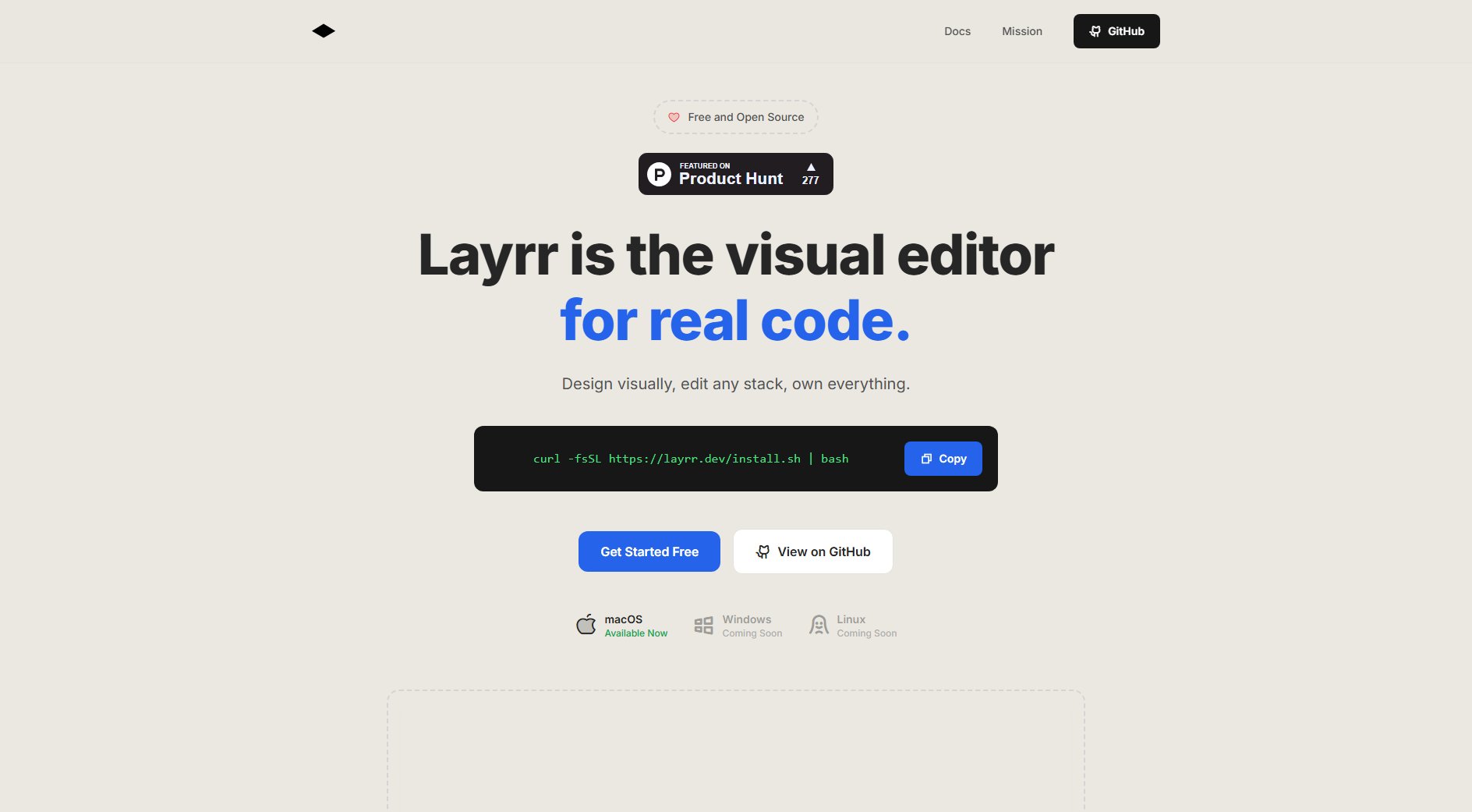 Layrr Layrr Interface & Screenshots