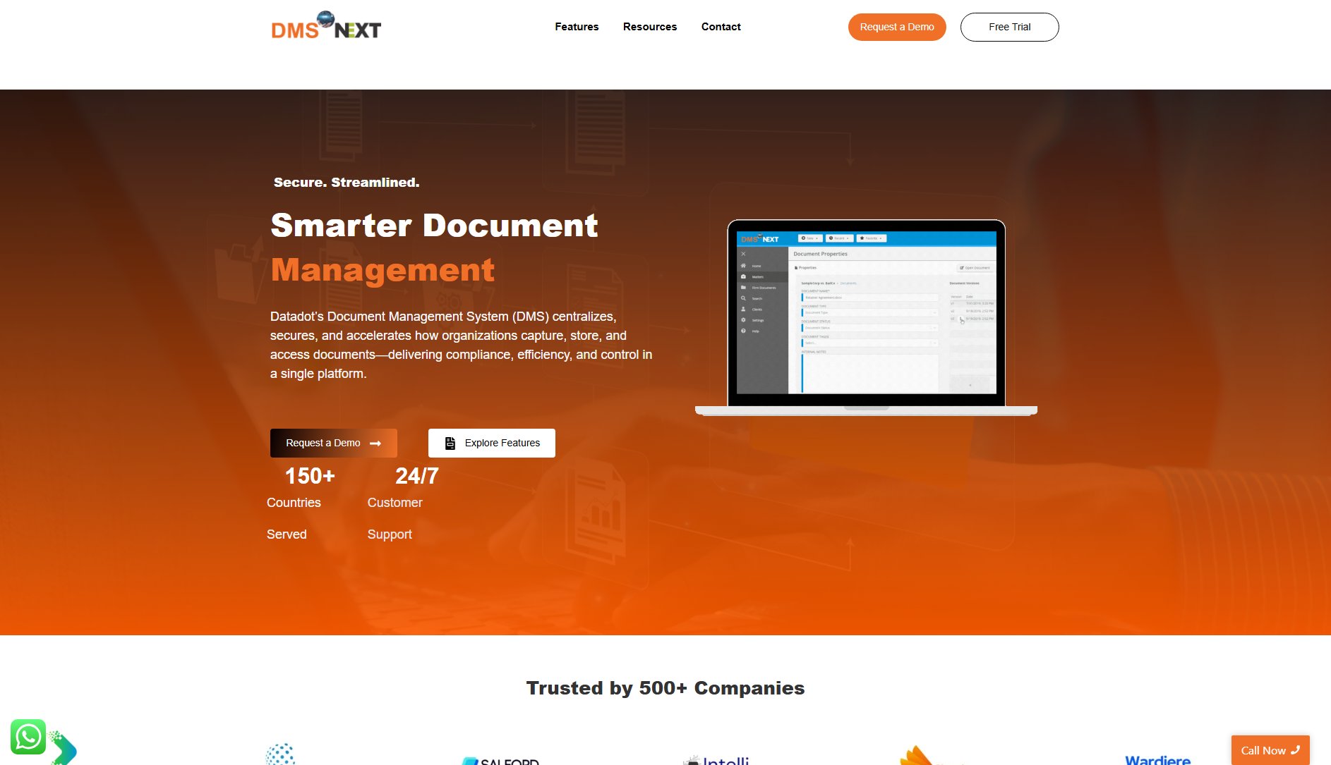 Electronic DMS Electronic DMS Interface & Screenshots
