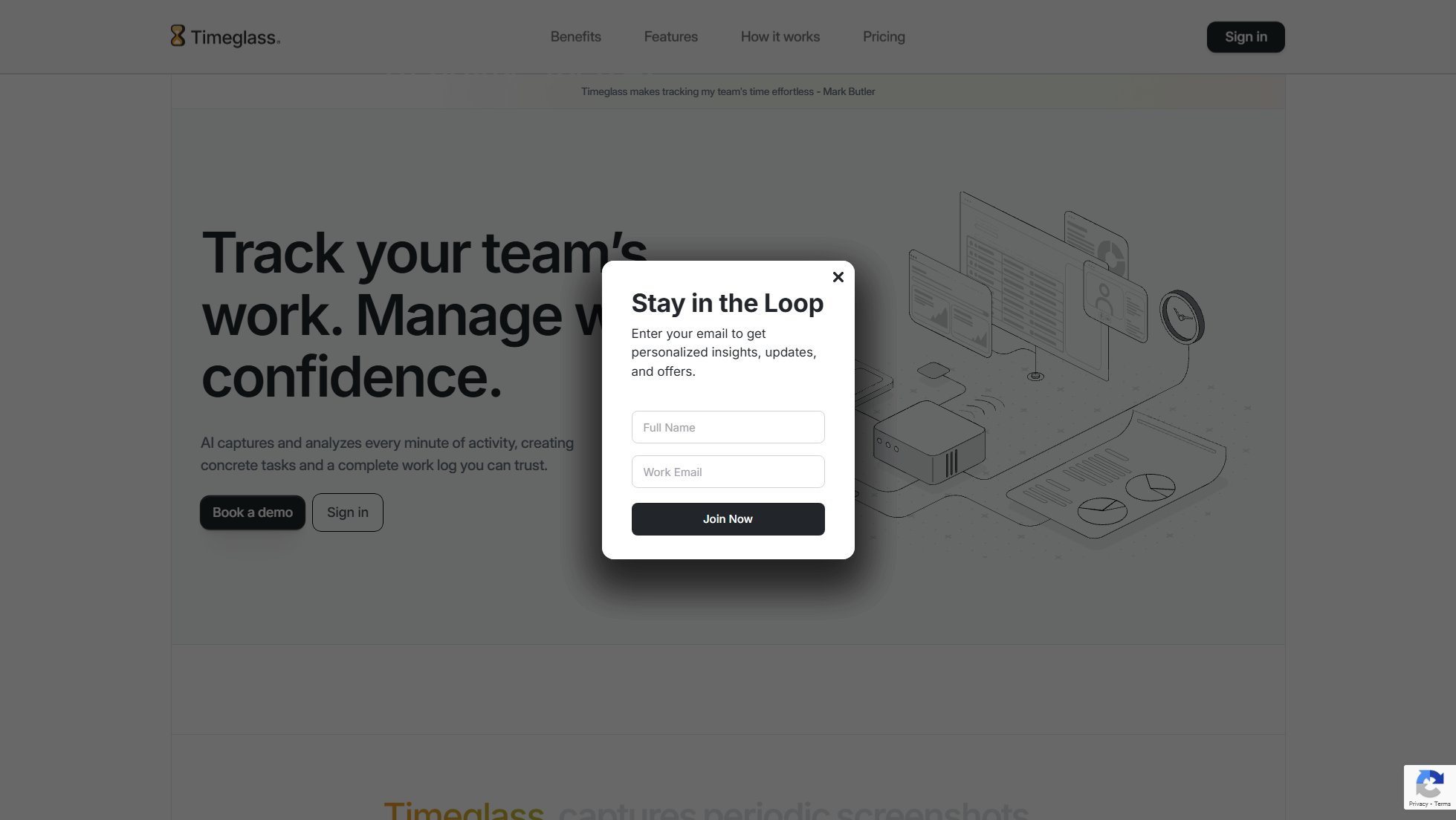 Timeglass Timeglass Interface & Screenshots