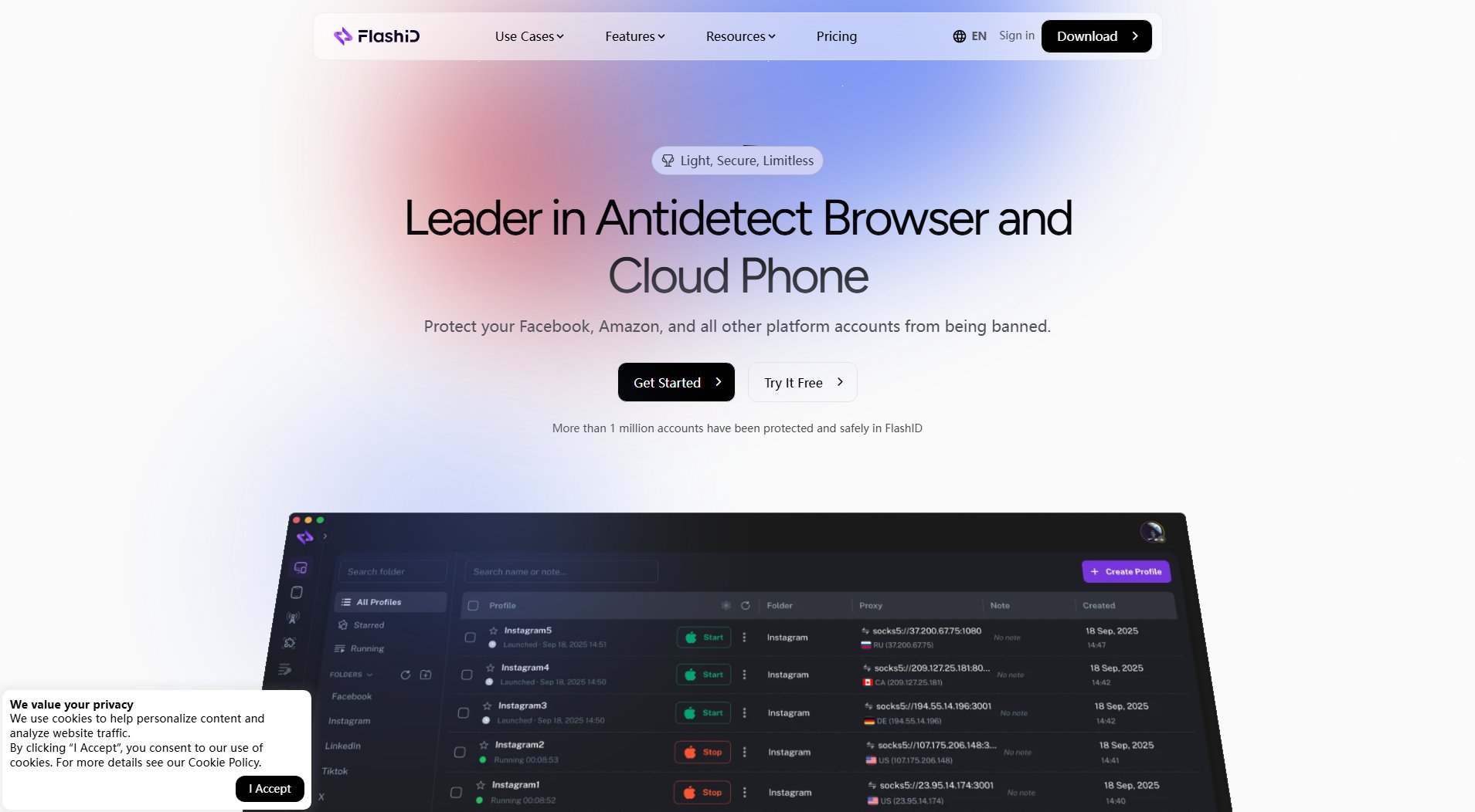 FlashID FlashID Interface & Screenshots FlashID FlashID Interface & Screenshots