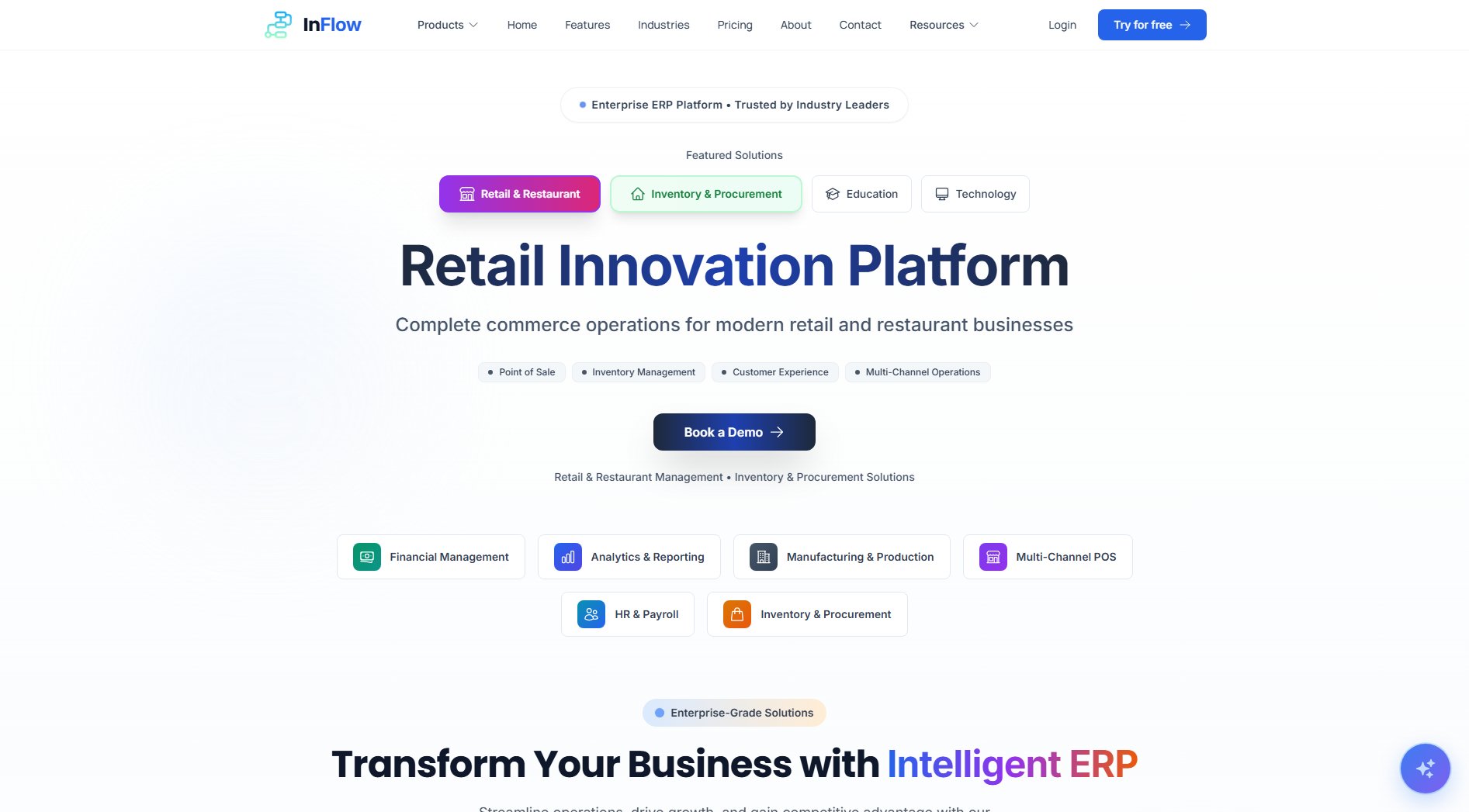 InFlow ERP InFlow ERP Interface & Screenshots