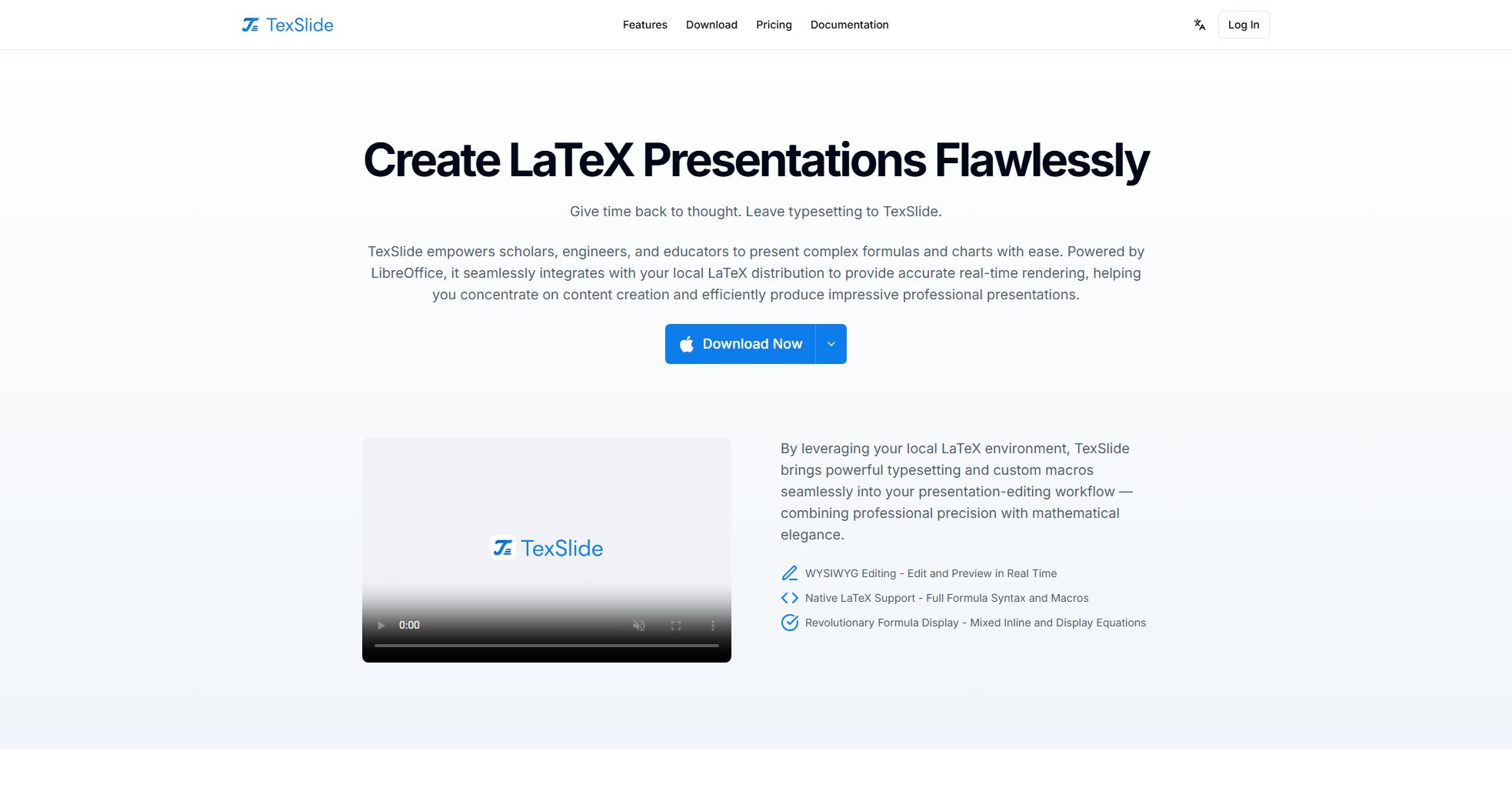 TexSlide TexSlide Interface & Screenshots