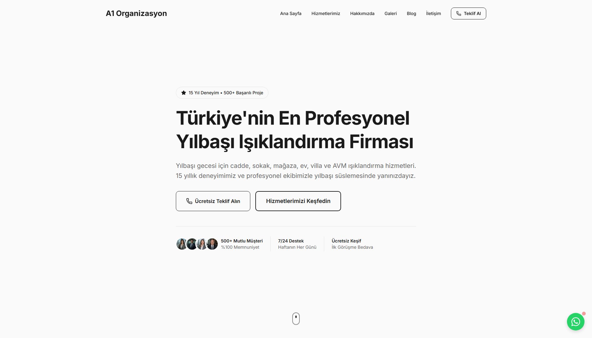 A1 Organizasyon A1 Organizasyon Interface & Screenshots