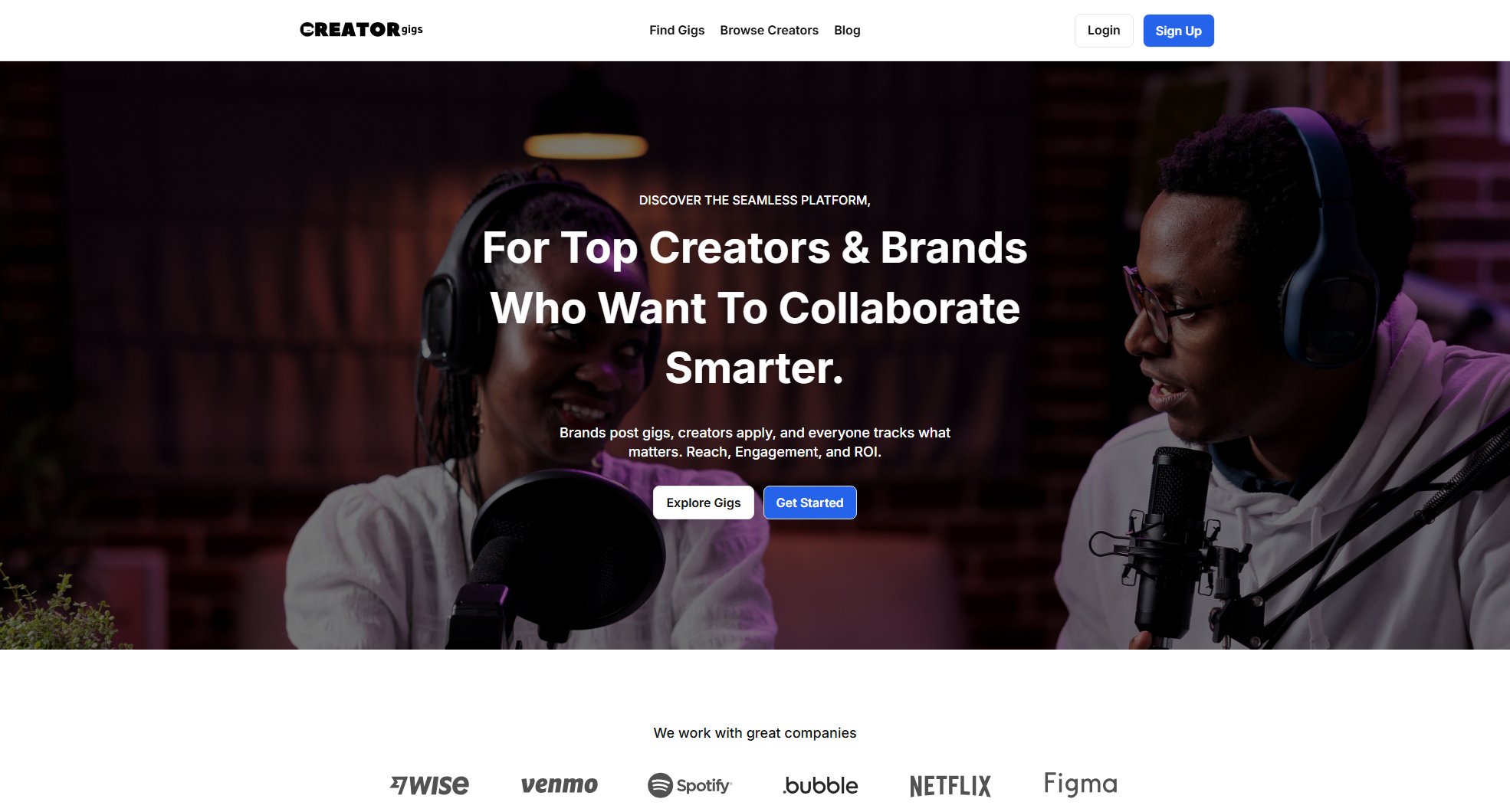 Creator Gigs Creator Gigs Interface & Screenshots Creator Gigs Creator Gigs Interface & Screenshots