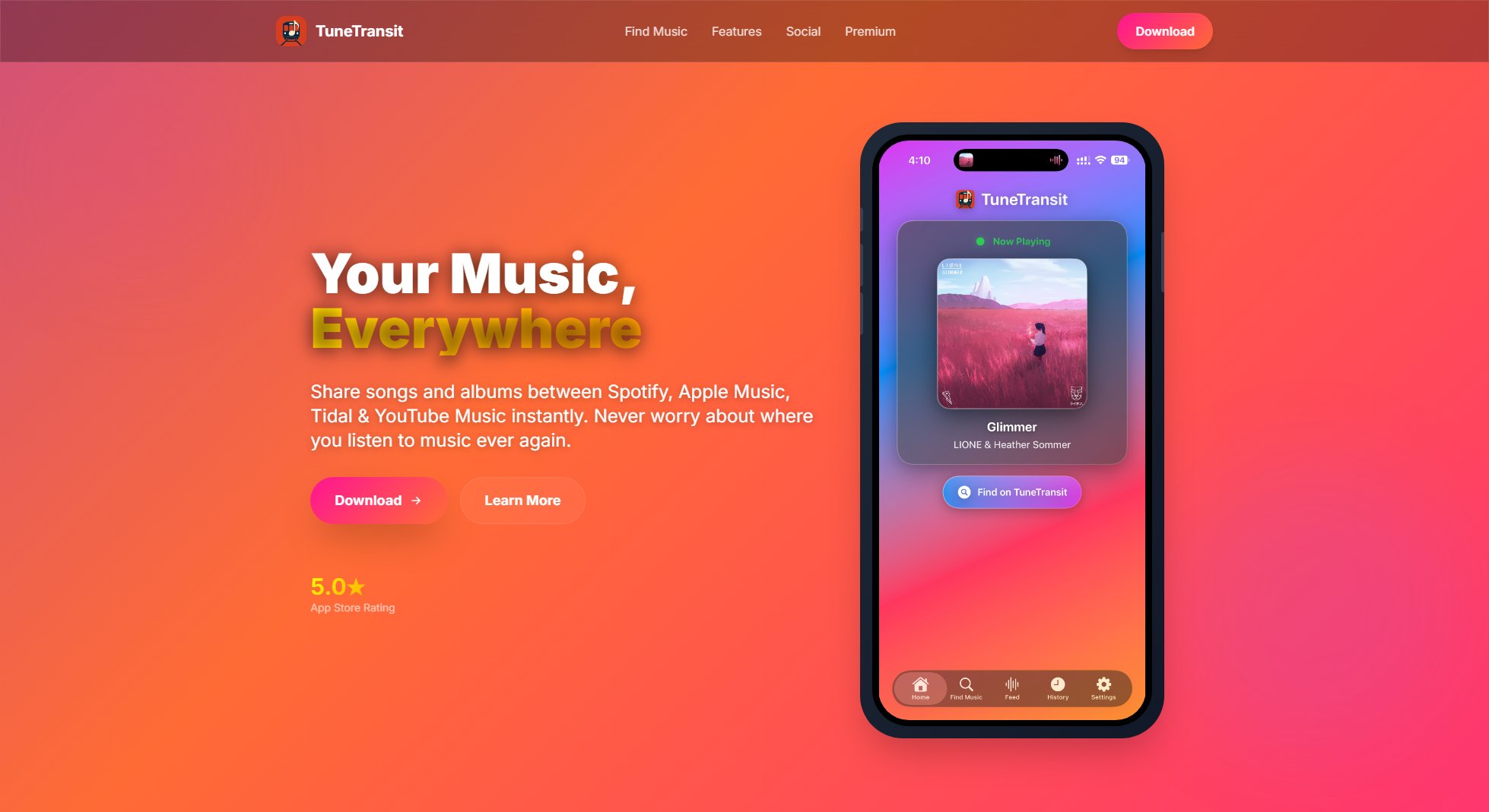 TuneTransit TuneTransit Interface & Screenshots TuneTransit TuneTransit Interface & Screenshots