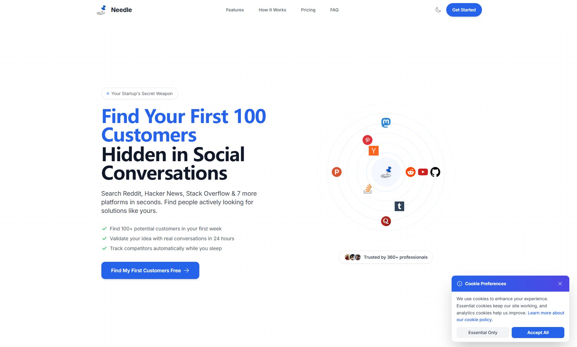 Needle Needle Interface & Screenshots Needle Needle Interface & Screenshots