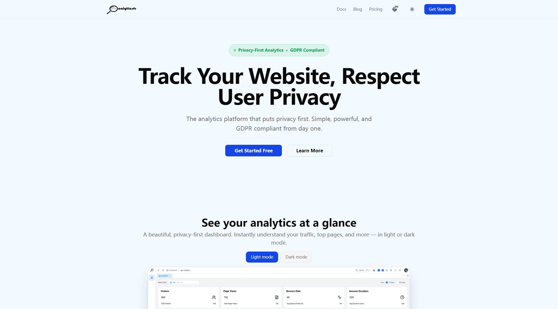 AnalyticsFR AnalyticsFR Interface & Screenshots AnalyticsFR AnalyticsFR Interface & Screenshots
