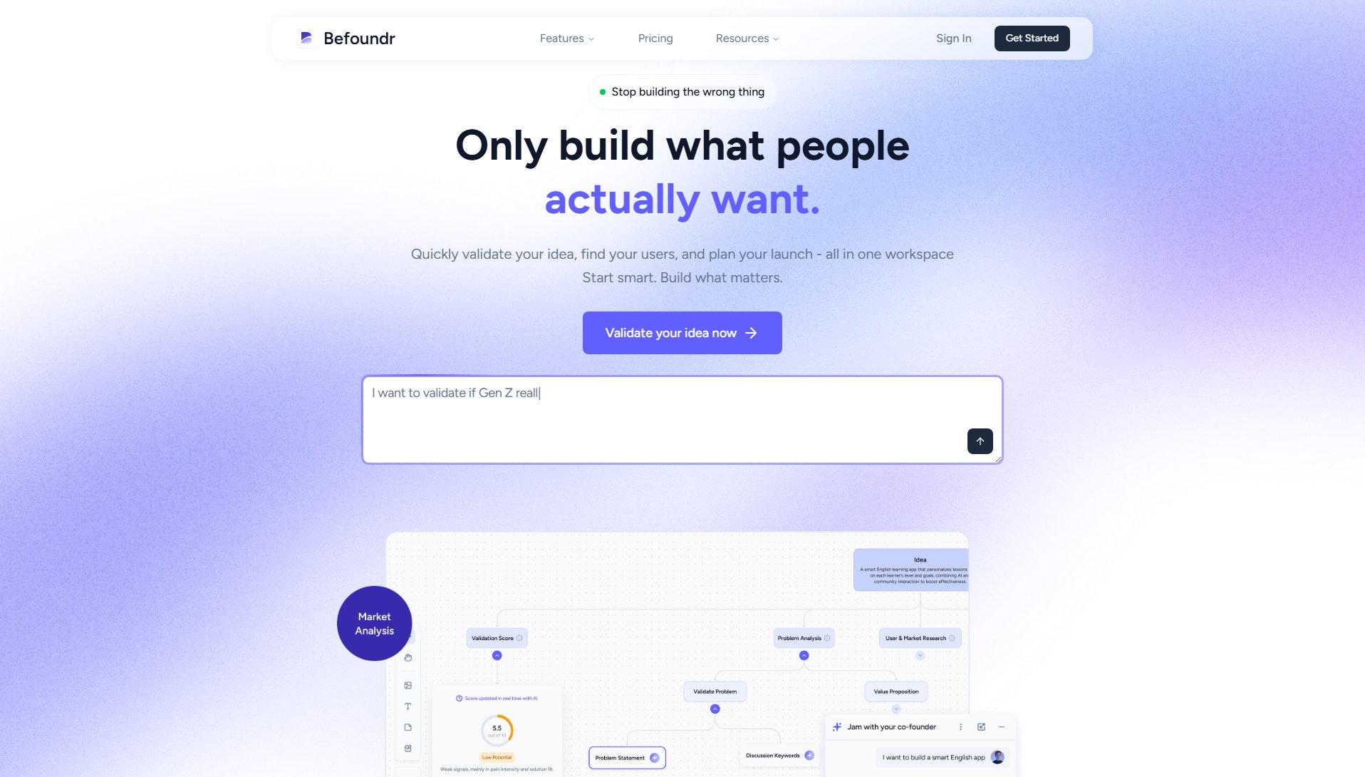 Befoundr Befoundr Interface & Screenshots Befoundr Befoundr Interface & Screenshots
