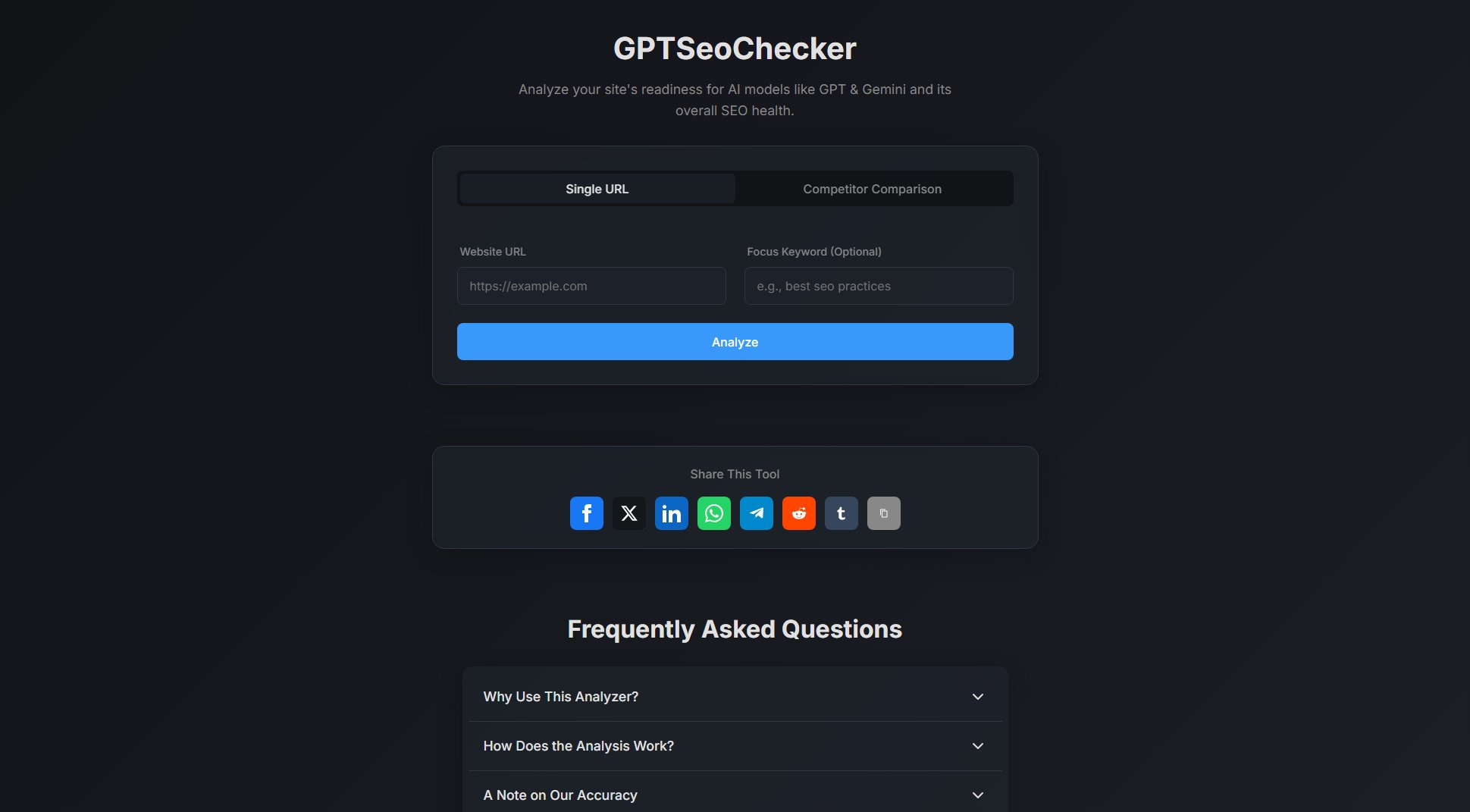 GPTSeoChecker GPTSeoChecker Interface & Screenshots GPTSeoChecker GPTSeoChecker Interface & Screenshots