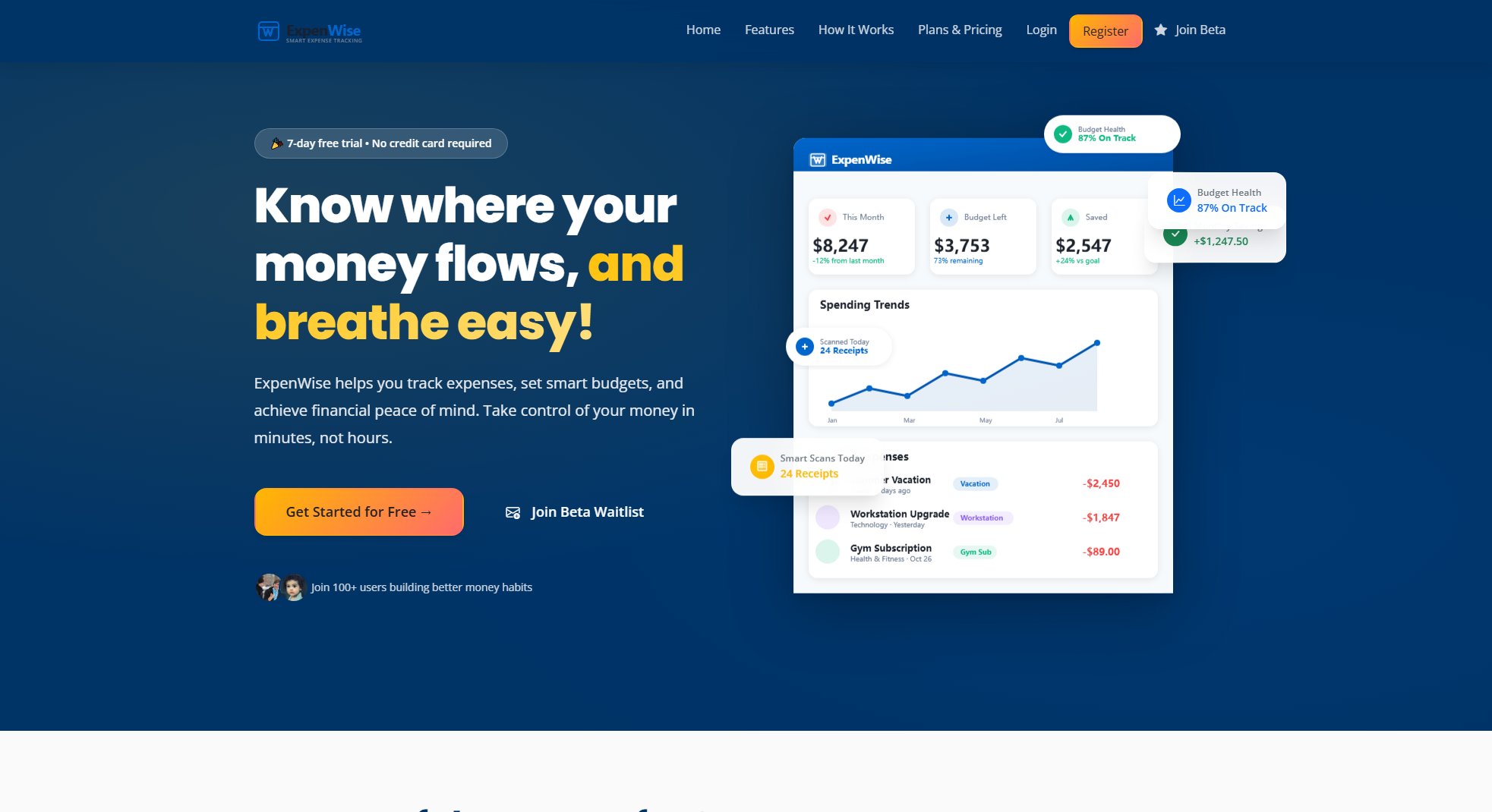 Expenwise Expenwise Interface & Screenshots Expenwise Expenwise Interface & Screenshots