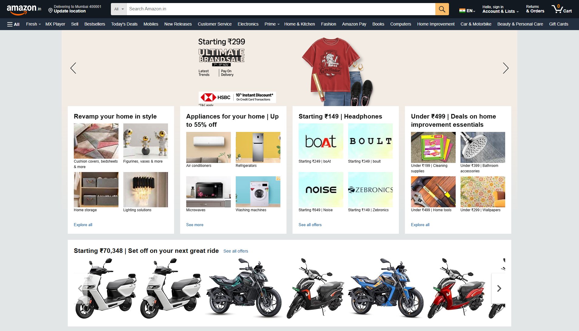 Amazon.in Amazon.in Interface & Screenshots Amazon.in Amazon.in Interface & Screenshots