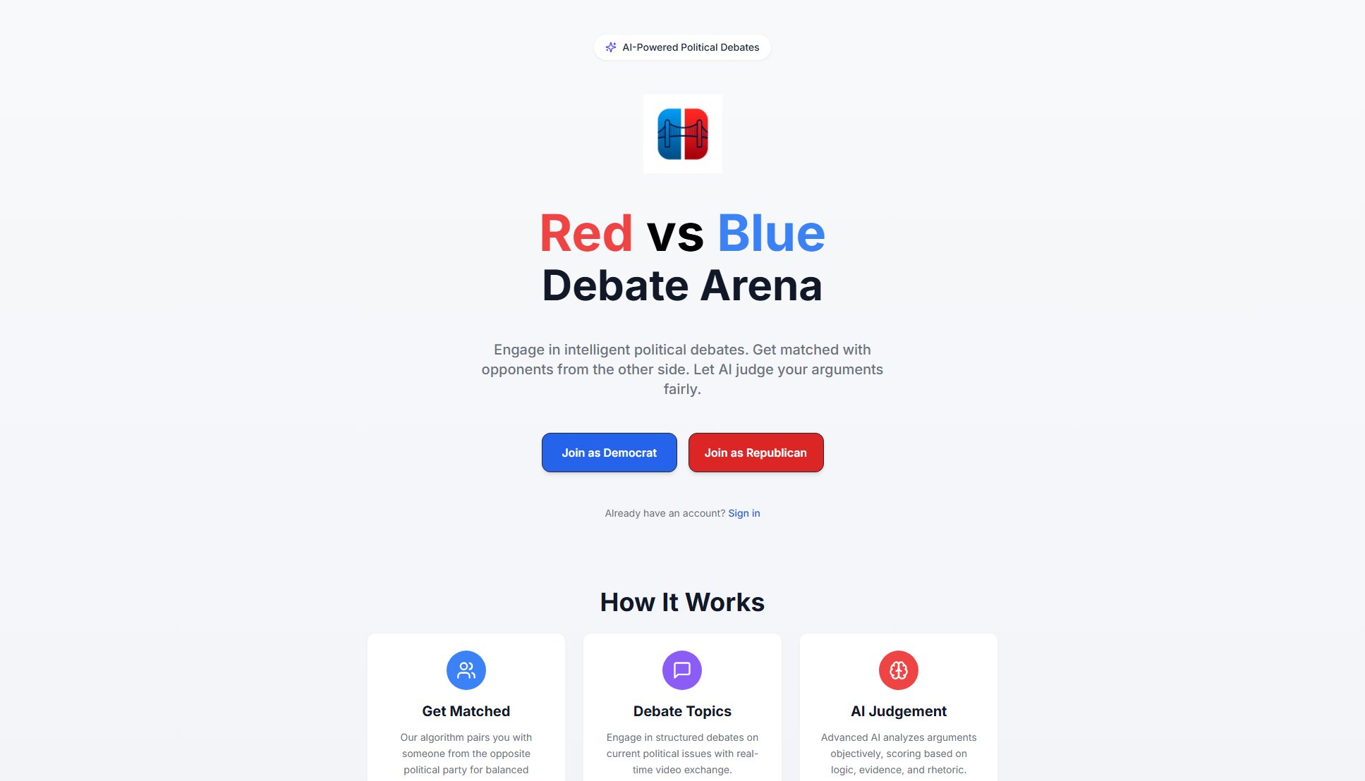 Red vs Blue Debate Arena Red vs Blue Debate Arena Interface & Screenshots Red vs Blue Debate Arena Red vs Blue Debate Arena Interface & Screenshots