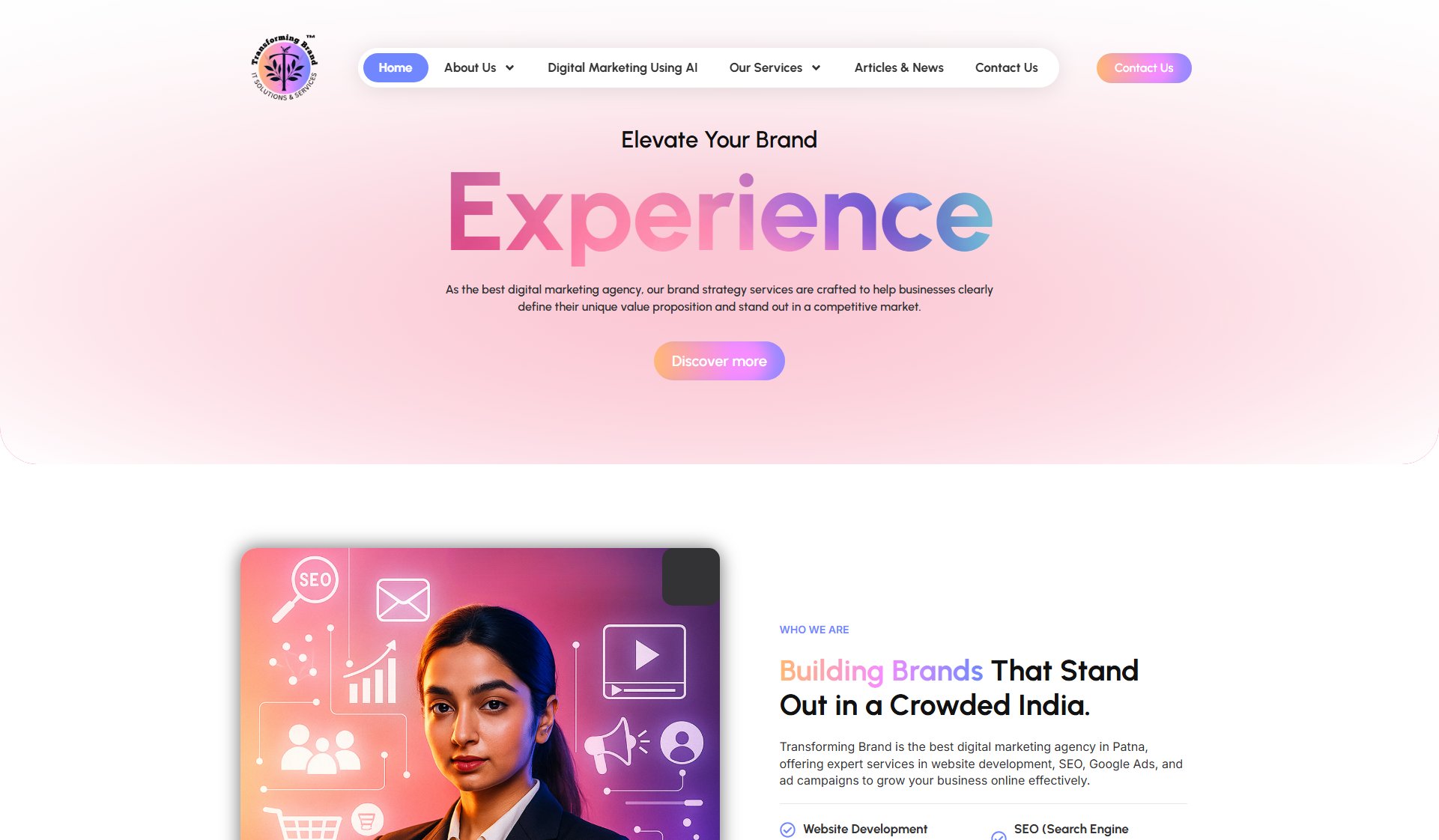 Transforming Brand Transforming Brand Interface & Screenshots Transforming Brand Transforming Brand Interface & Screenshots
