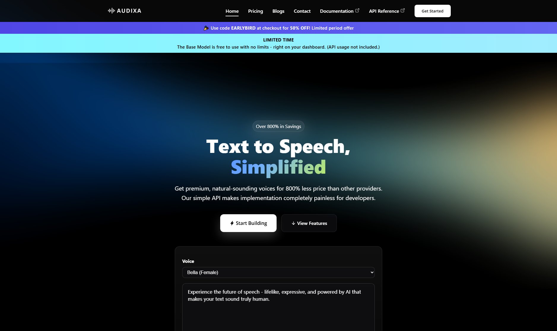 Audixa AI Audixa AI Interface & Screenshots Audixa AI Audixa AI Interface & Screenshots