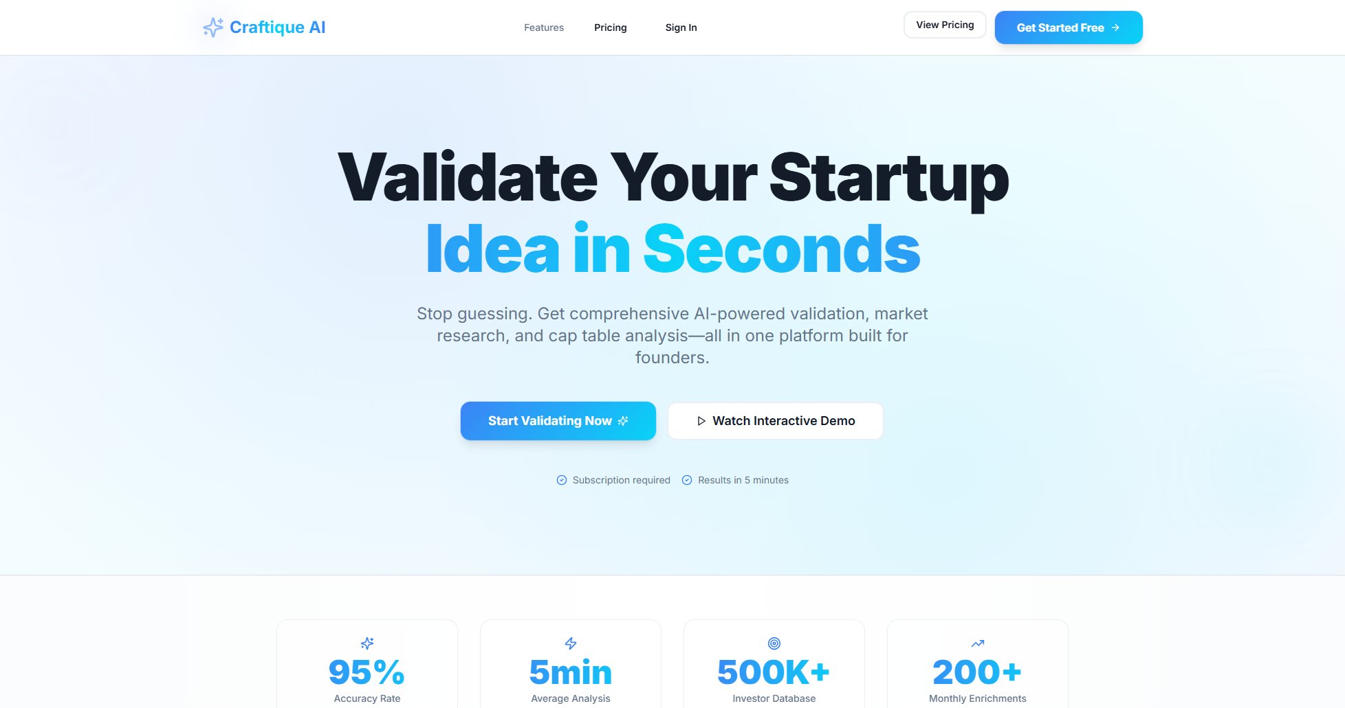 CraftiqueAI CraftiqueAI Interface & Screenshots CraftiqueAI CraftiqueAI Interface & Screenshots