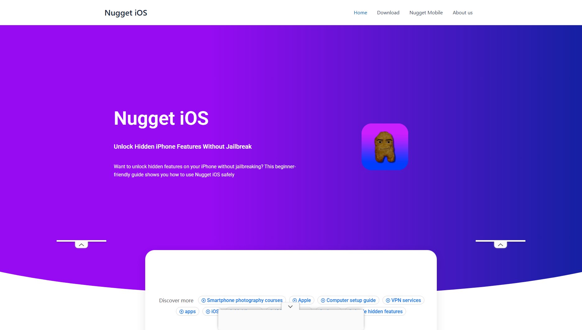 Nugget iOS Nugget iOS Interface & Screenshots Nugget iOS Nugget iOS Interface & Screenshots
