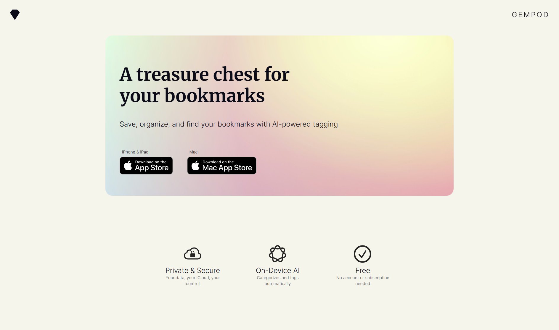 Gempod Gempod Interface & Screenshots Gempod Gempod Interface & Screenshots