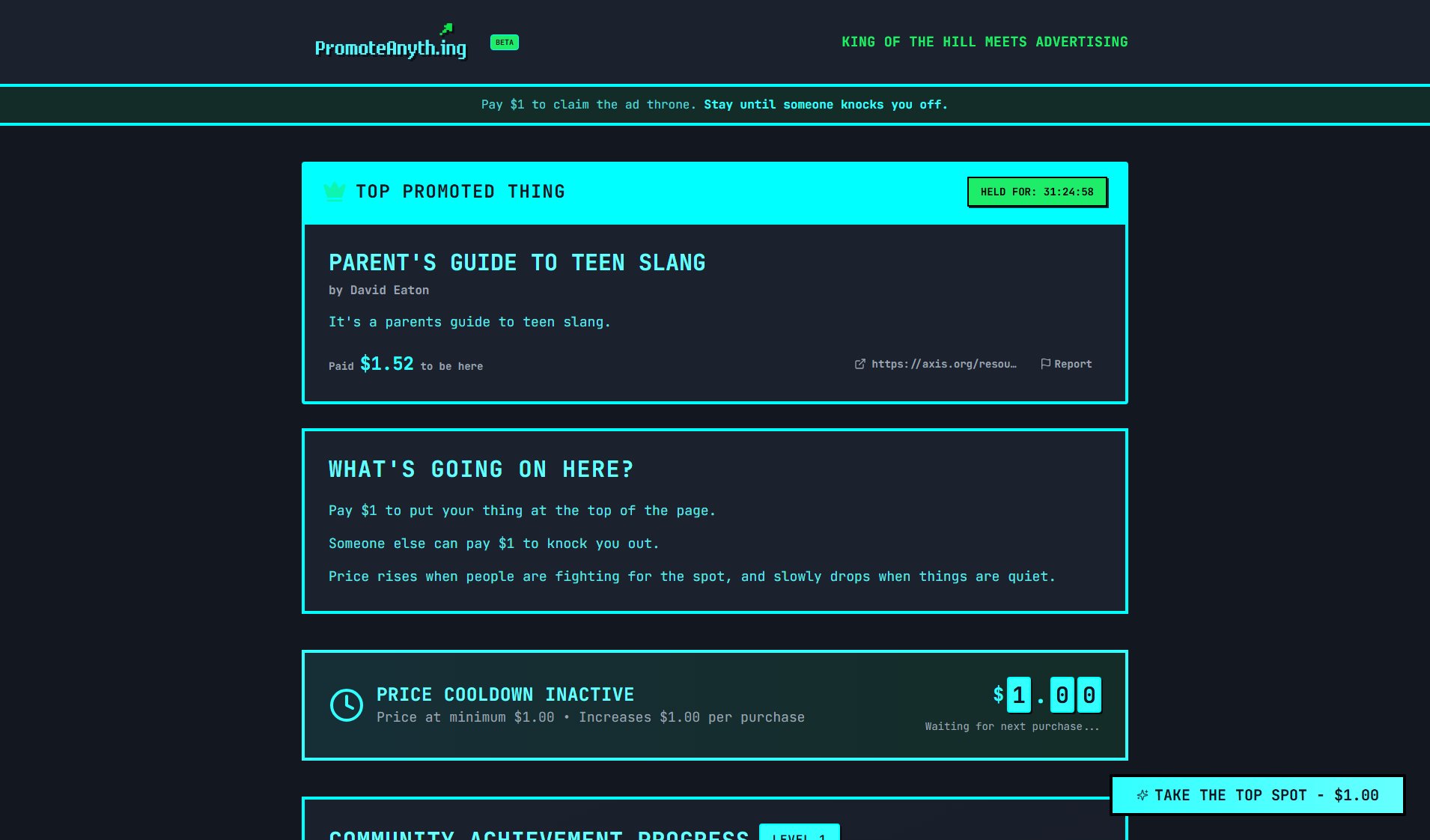 PromoteAnyth.ing PromoteAnyth.ing Interface & Screenshots PromoteAnyth.ing PromoteAnyth.ing Interface & Screenshots