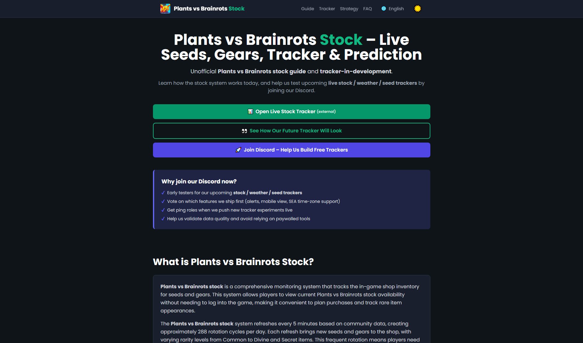 Plants vs Brainrots Stock Plants vs Brainrots Stock Interface & Screenshots