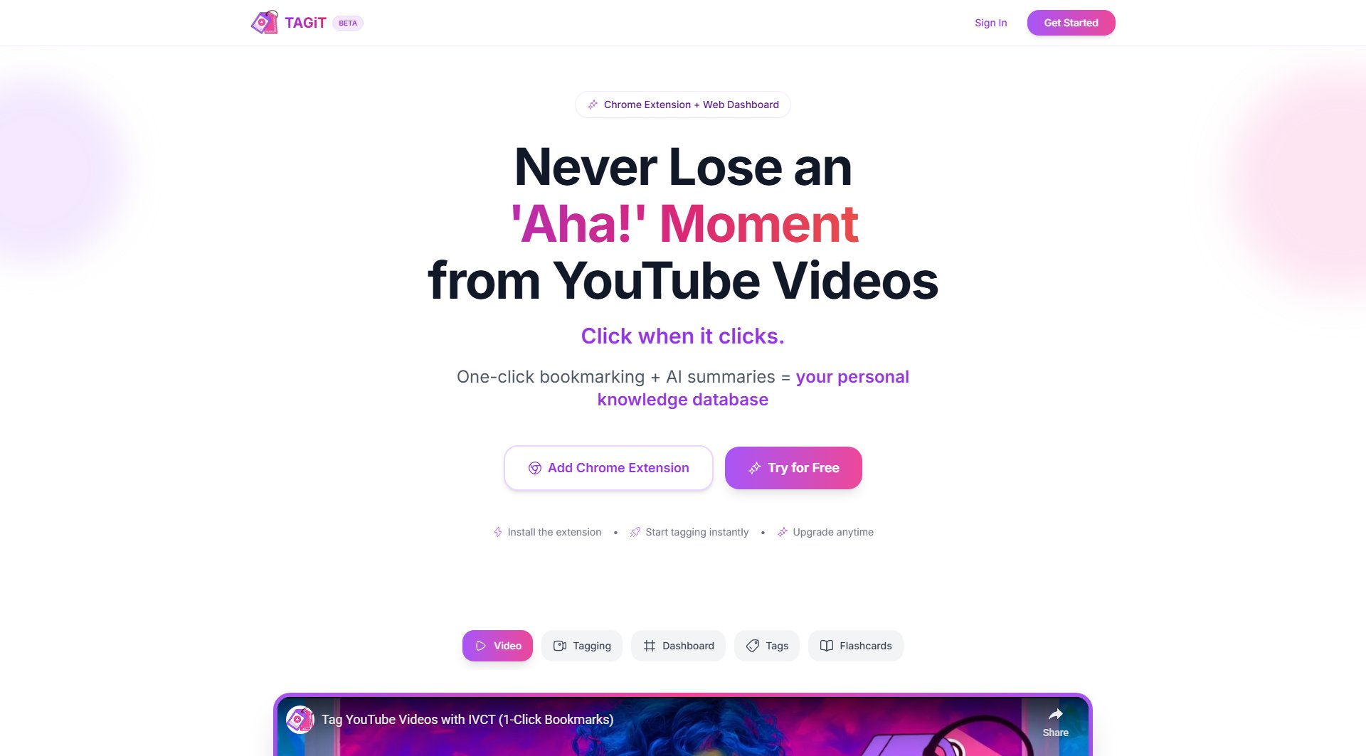 TAGiT TAGiT Interface & Screenshots