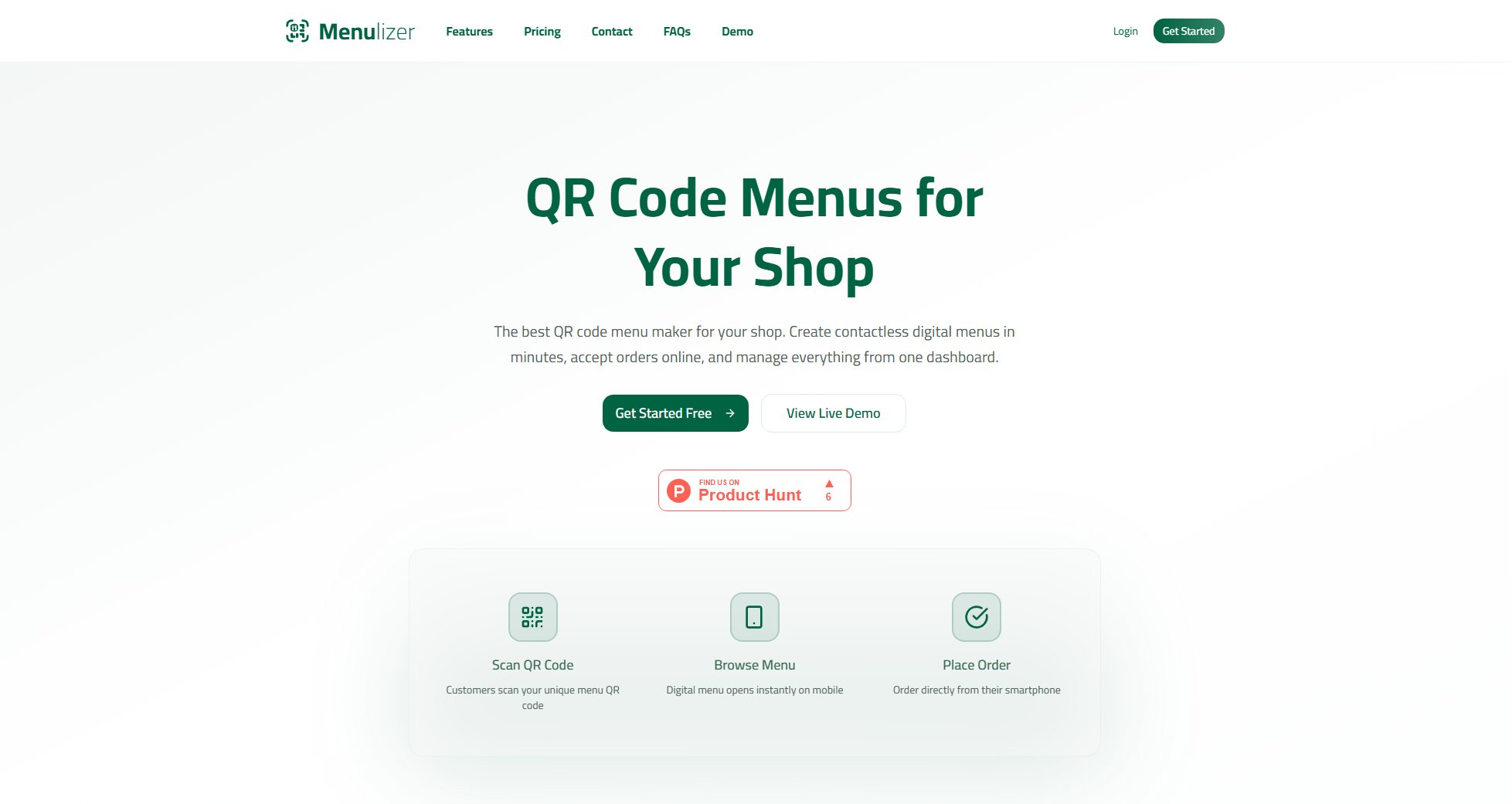 Menulizer Menulizer Interface & Screenshots