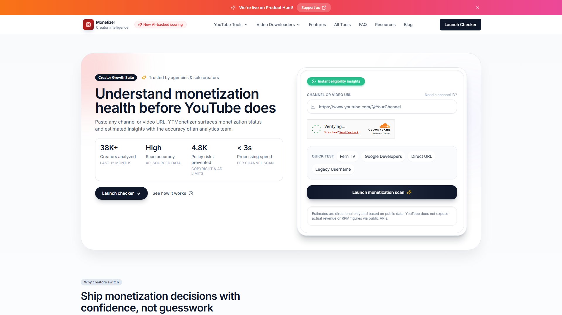 YTMonetizer YTMonetizer Interface & Screenshots