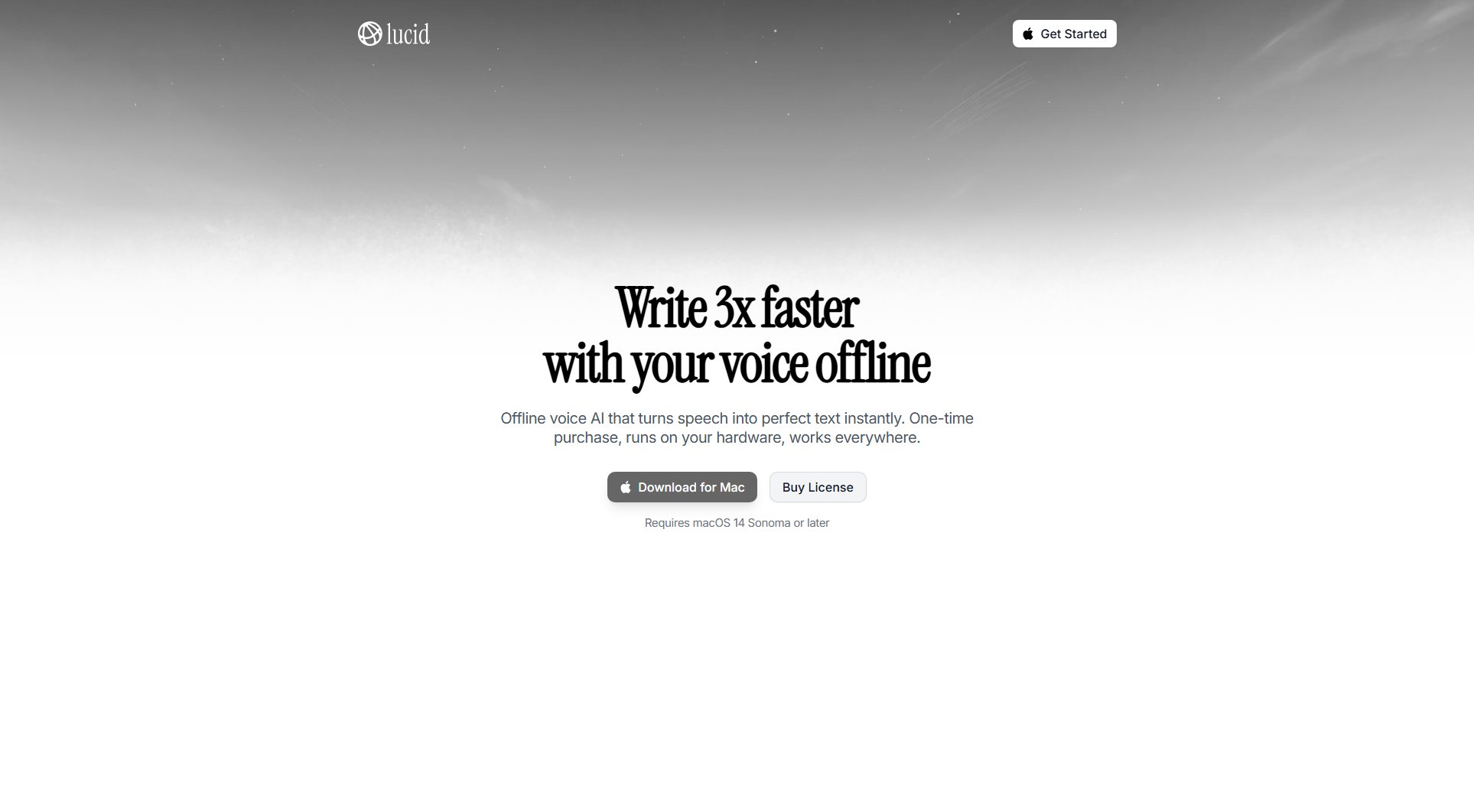 Lucid Voice Lucid Voice Interface & Screenshots