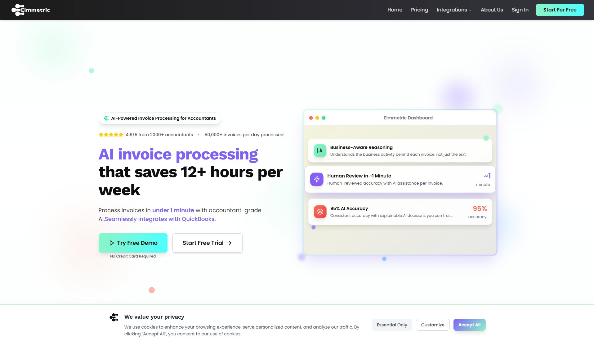 Elmmetric Elmmetric Interface & Screenshots