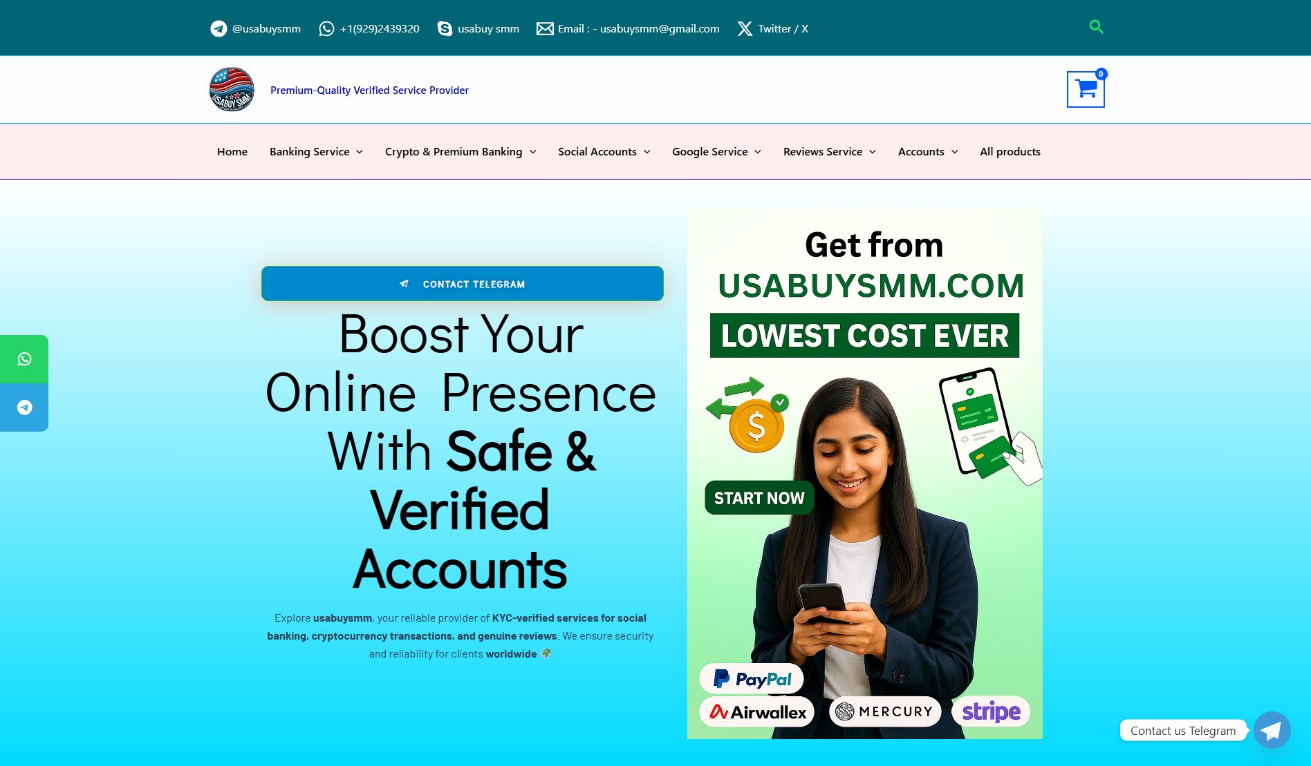 usabuysmm usabuysmm Interface & Screenshots