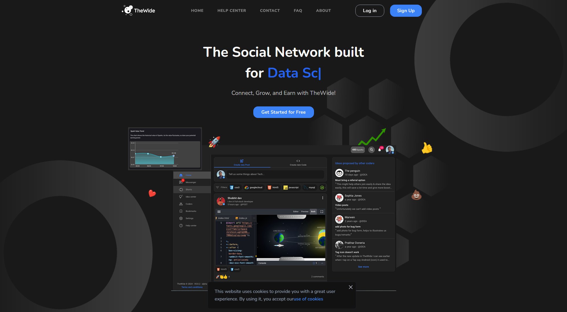 TheWide TheWide Interface & Screenshots