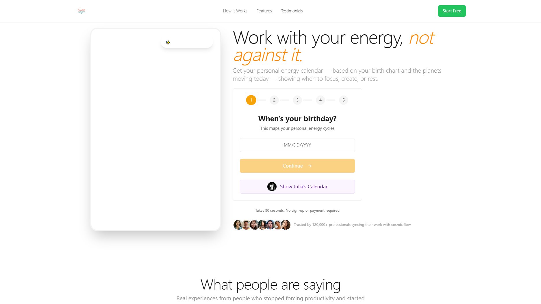 Eume Eume Interface & Screenshots