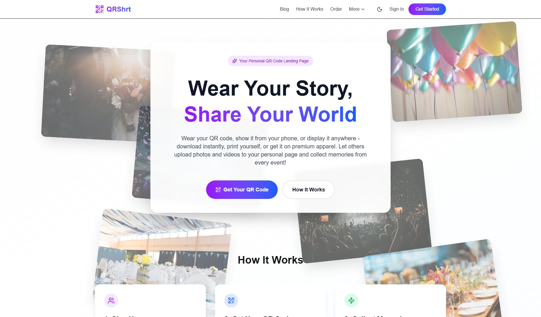 QRShrt QRShrt Interface & Screenshots