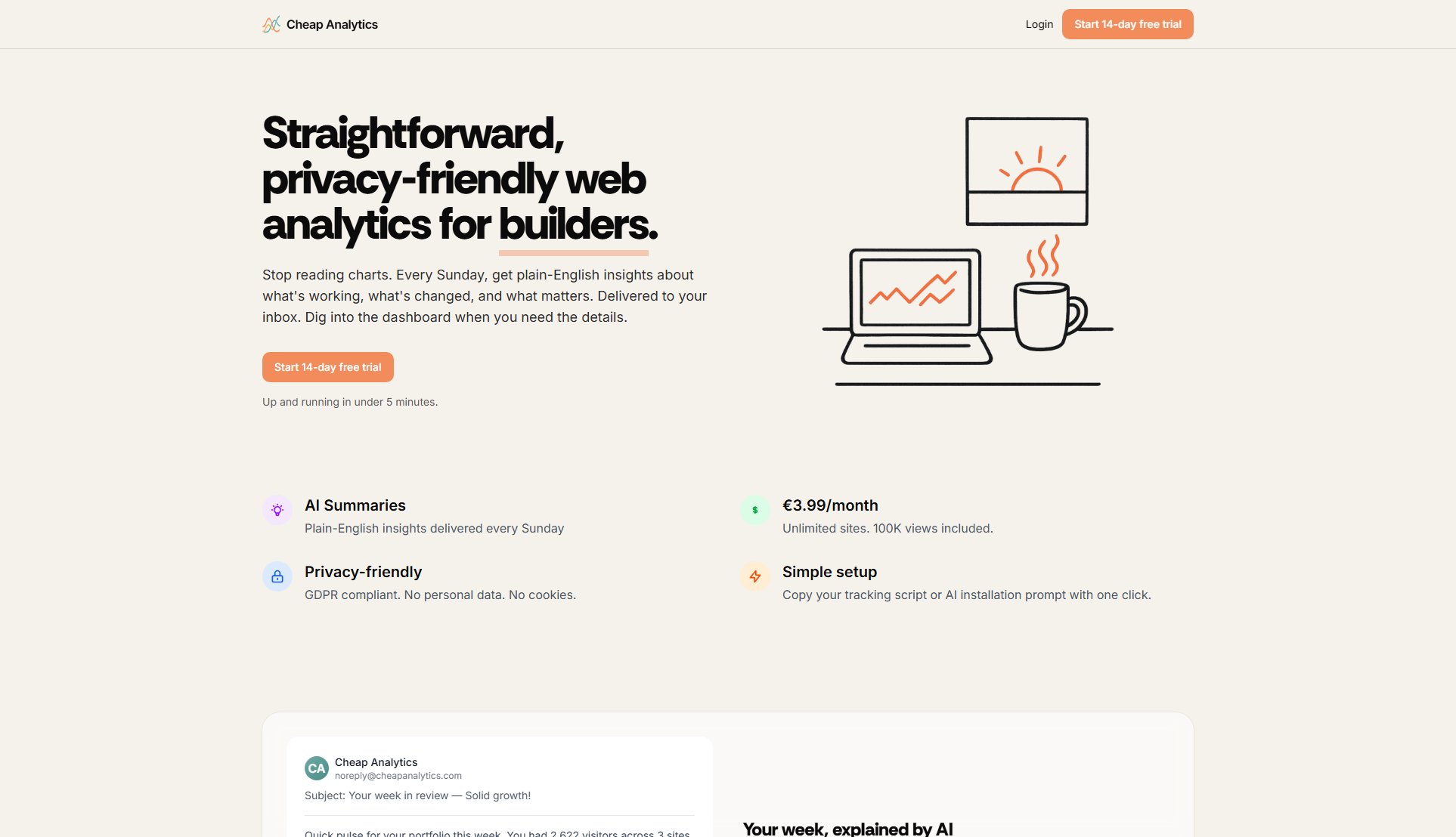 Cheap Analytics Cheap Analytics Interface & Screenshots