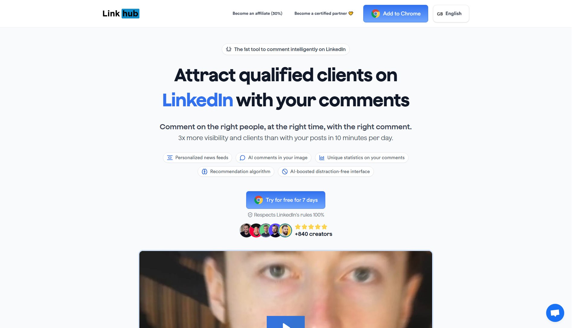 LinkHub LinkHub Interface & Screenshots