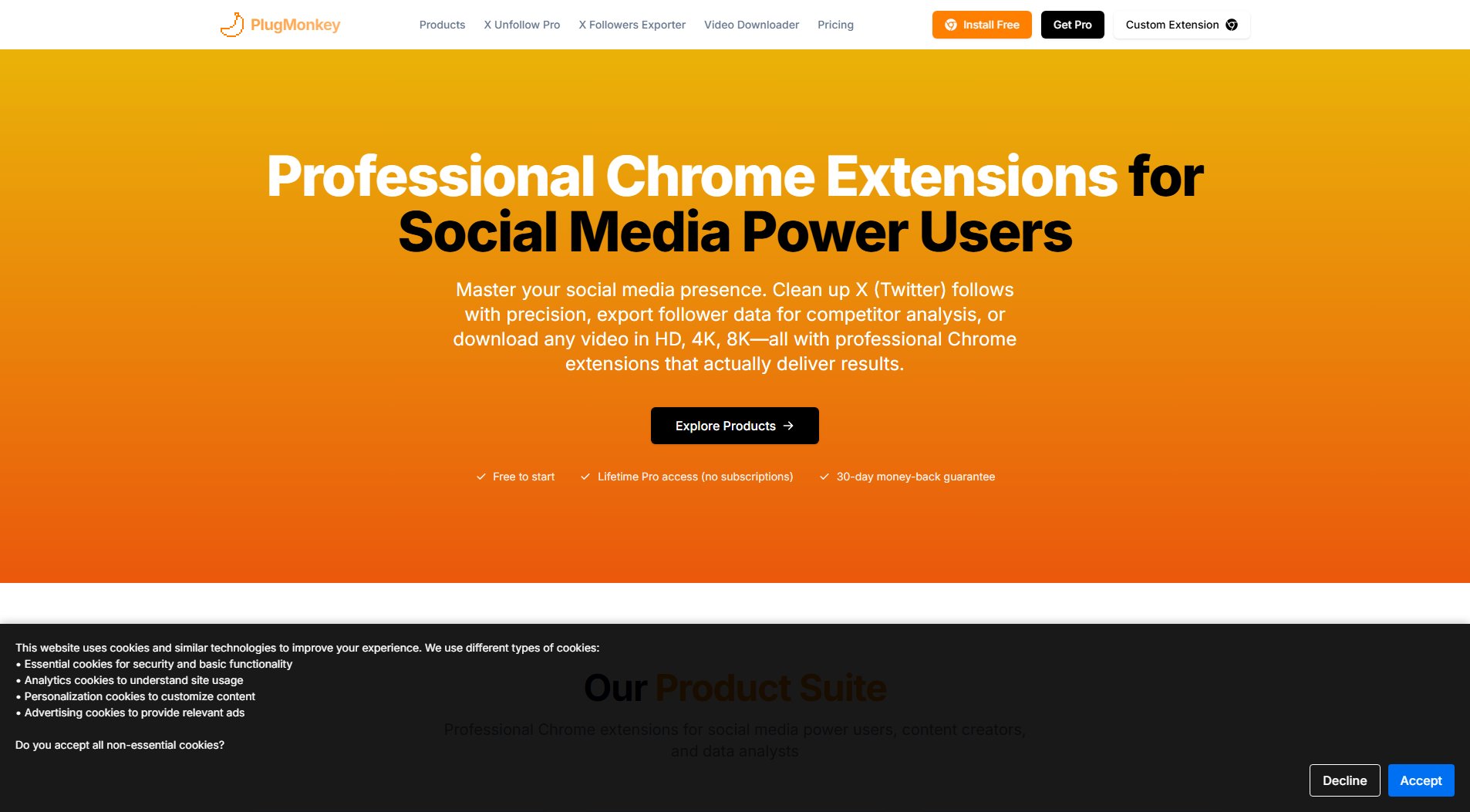 PlugMonkey PlugMonkey Interface & Screenshots